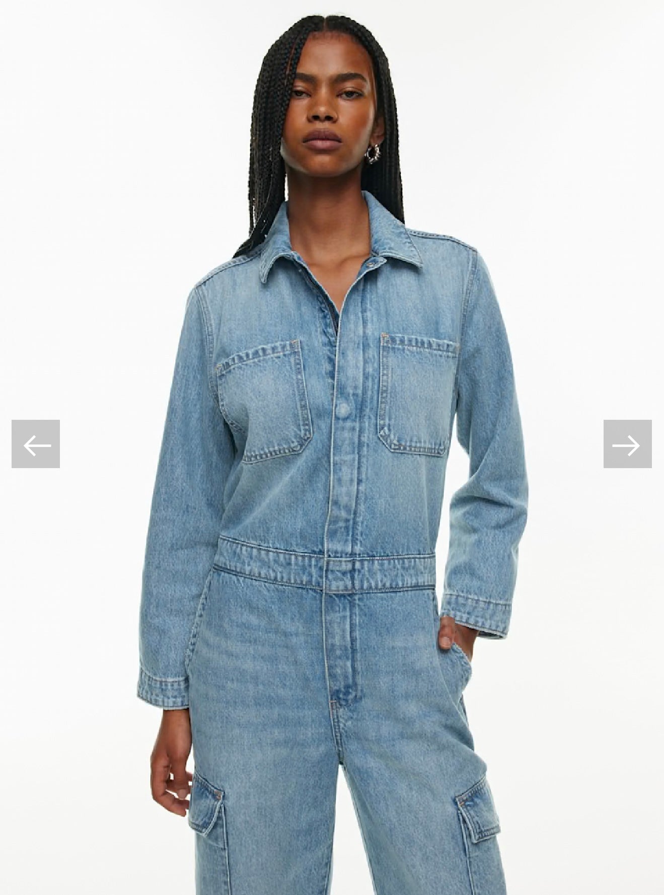 Denim Forum "The 90s Denim Jumpsuit (Size S)