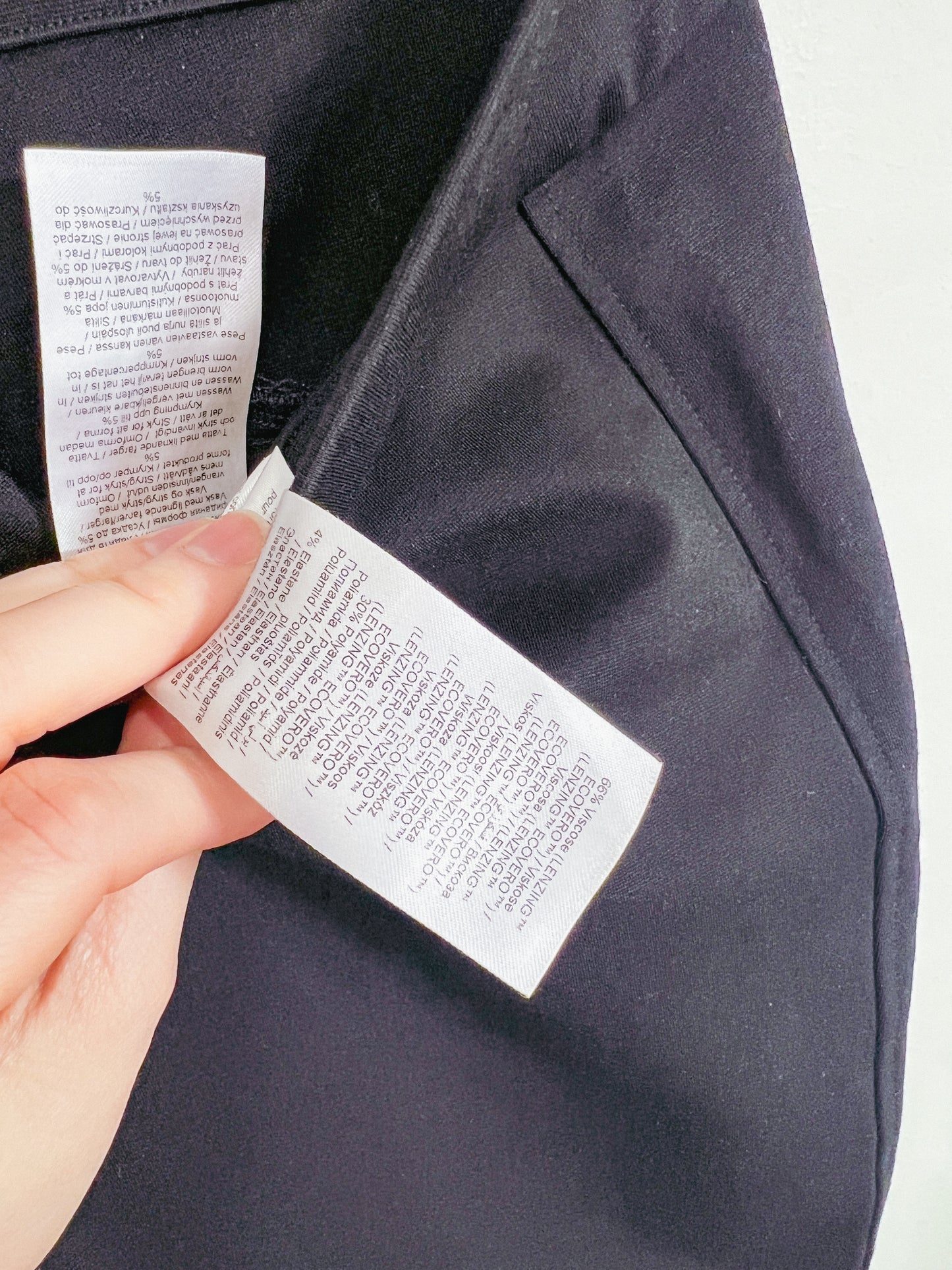 Part Two Black Pontapw Trousers with Stretch (Size 36)