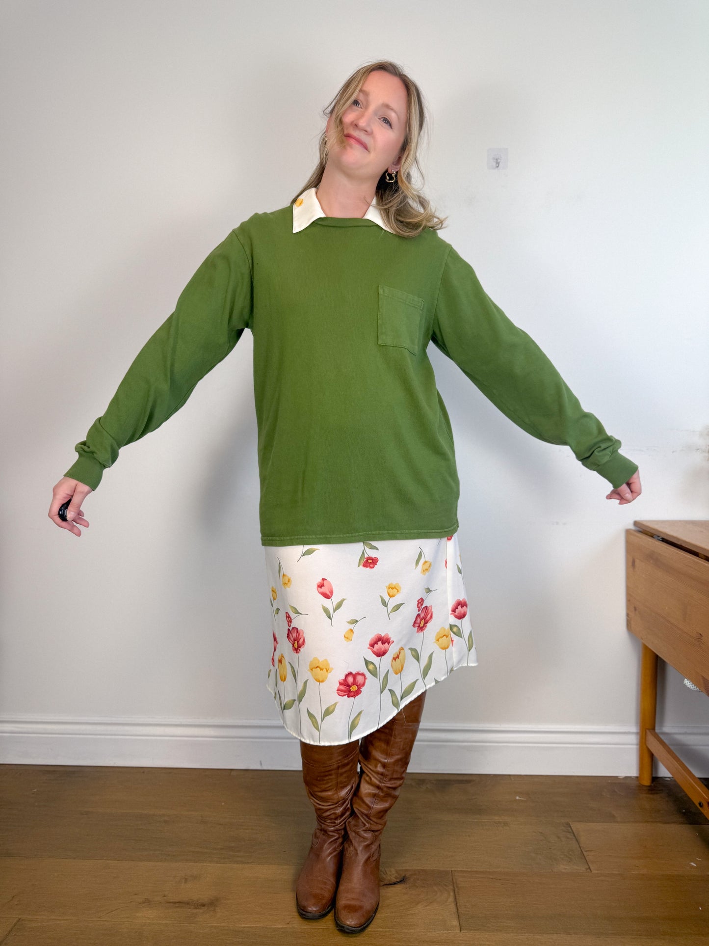 paa Long Sleeve Shirt in Green (Size M)
