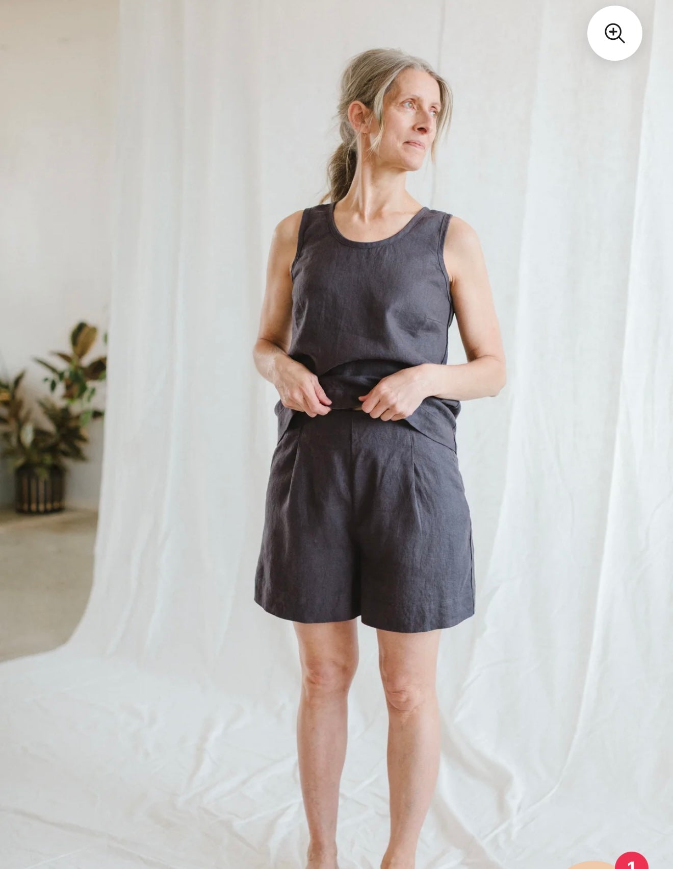 Cedar & Vine Slow Fashion "The Essential Tank in White" (Size XS-S)