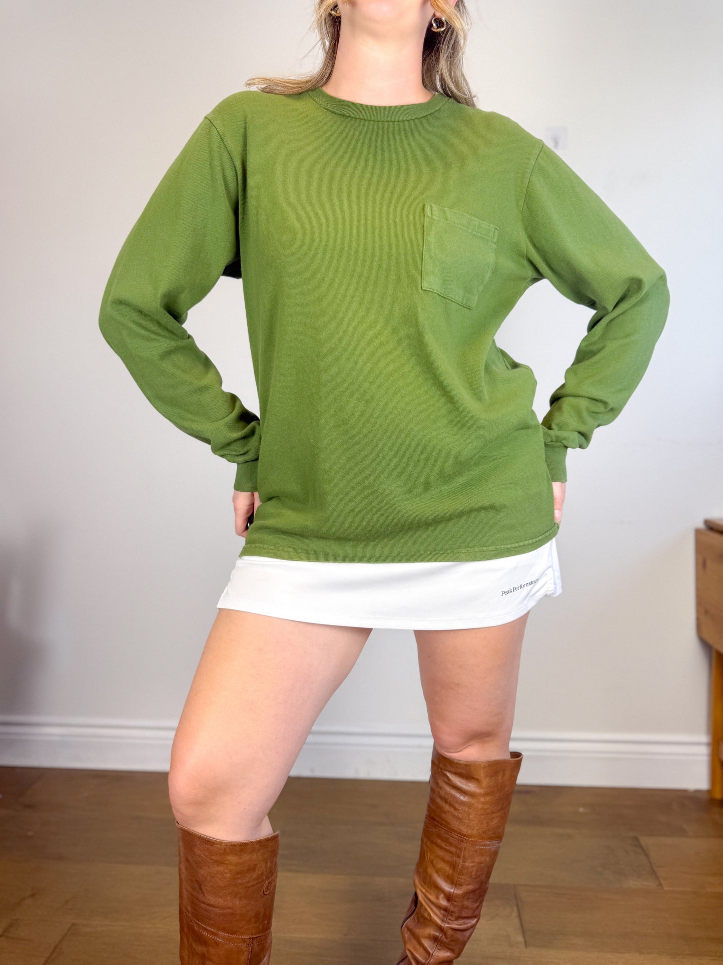 paa Long Sleeve Shirt in Green (Size M)