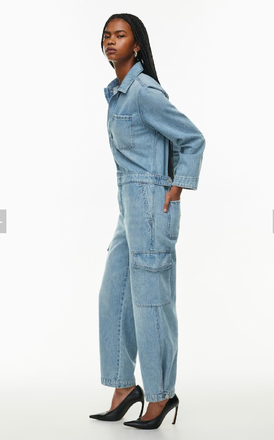 Denim Forum "The 90s Denim Jumpsuit (Size S)