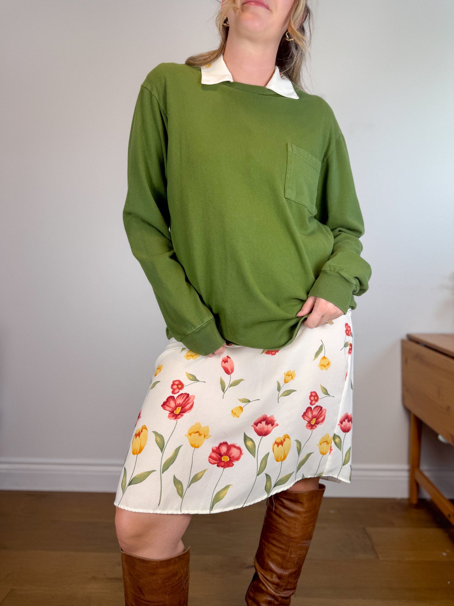 paa Long Sleeve Shirt in Green (Size M)