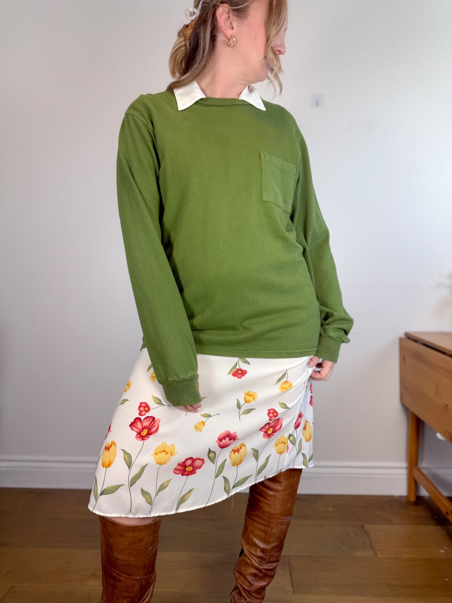 paa Long Sleeve Shirt in Green (Size M)