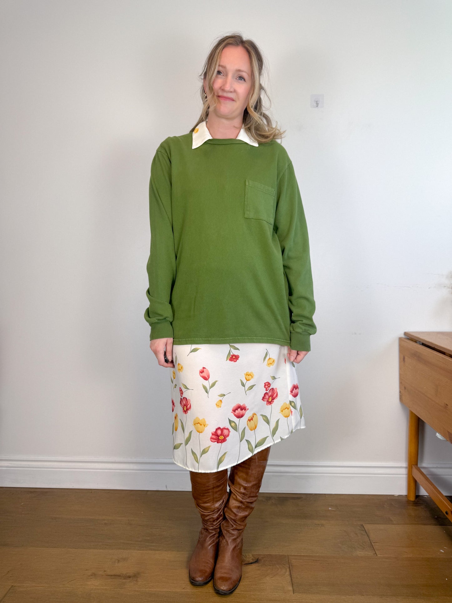 paa Long Sleeve Shirt in Green (Size M)