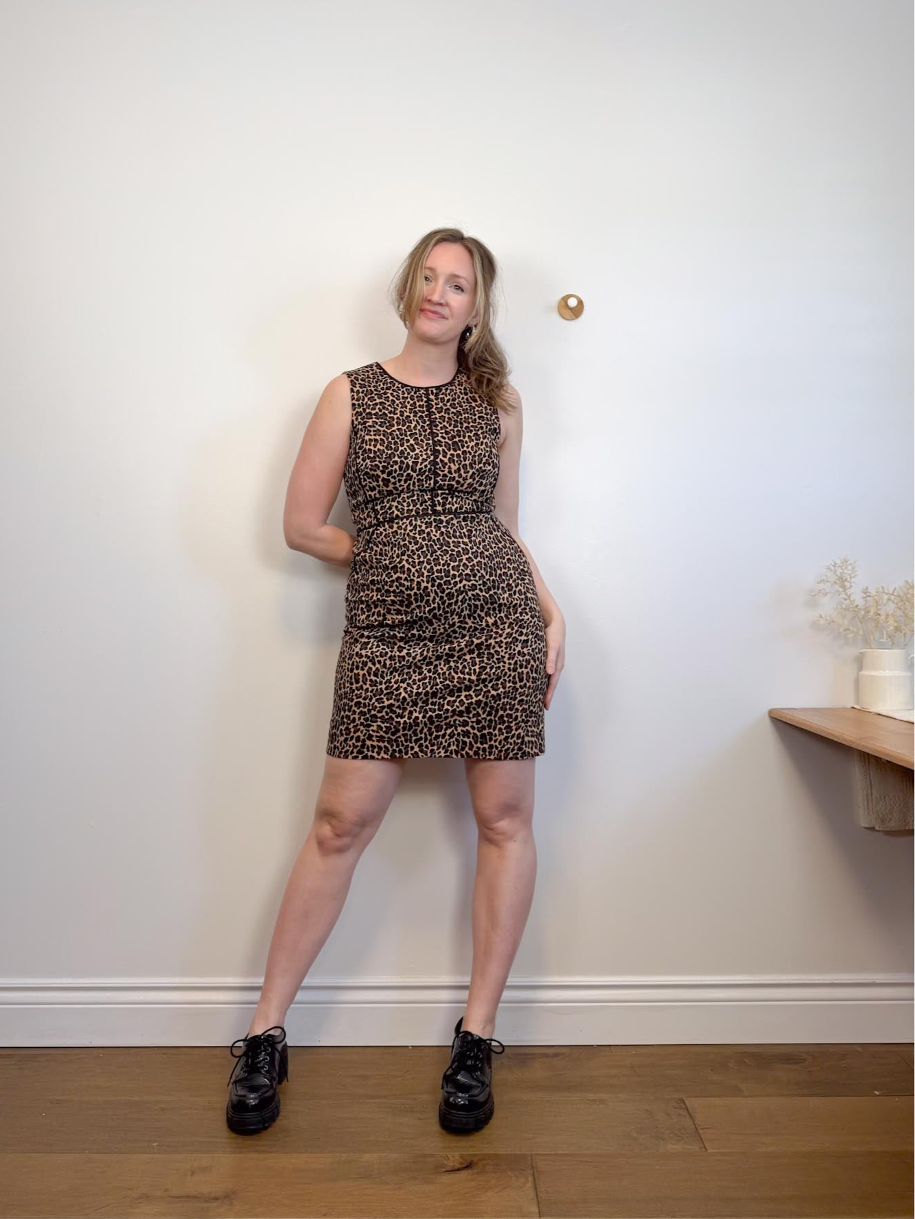 J.Crew Leopard Print Mini Dress (Size 10)