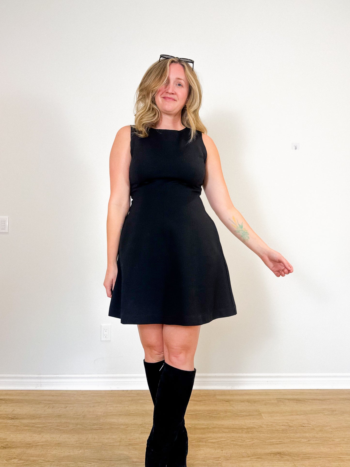 Spanx "Fit & Flare Dress in Black" (Size L)
