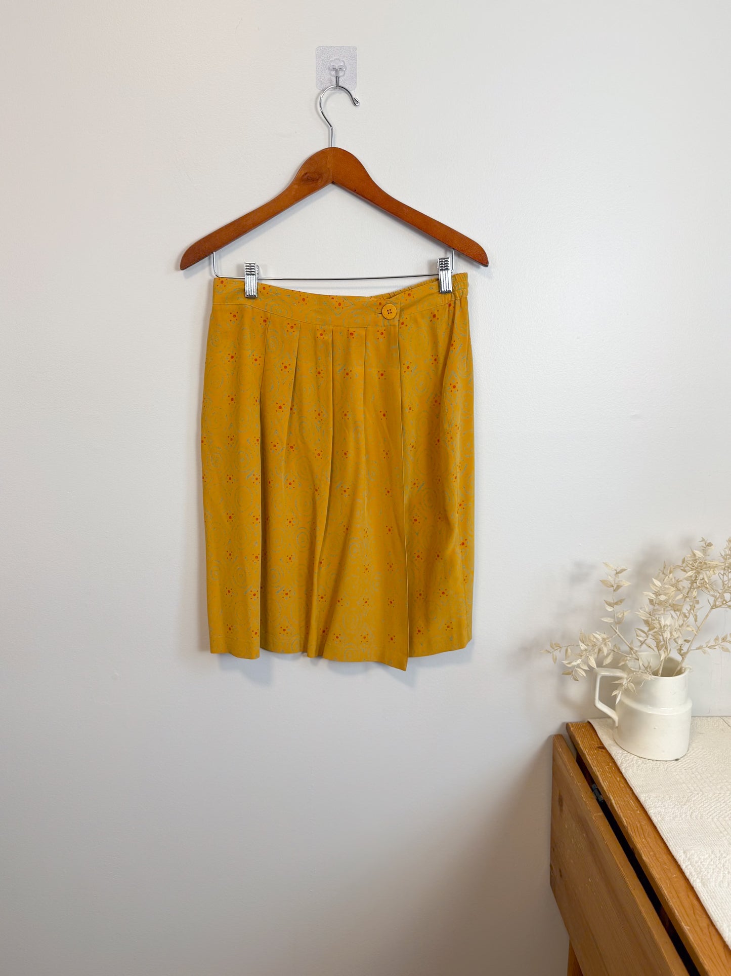 Vintage Silk Skirt (Size S/M)