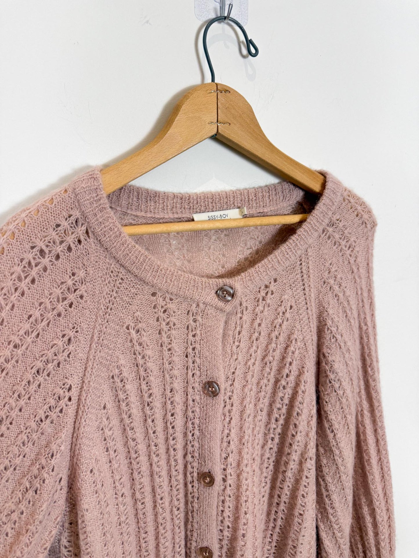 SISSY BOY Alpaca & Wool Dainty Cardigan in Maeve (Size L)
