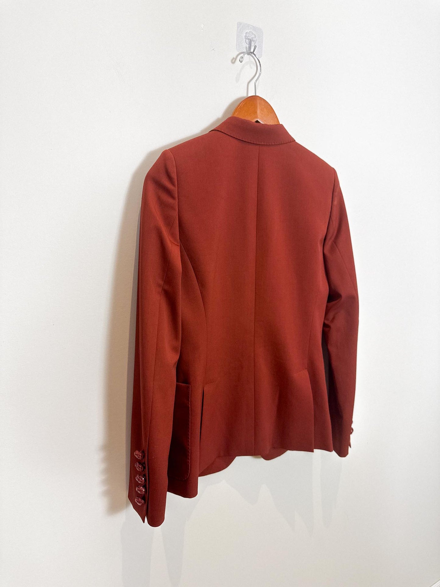 GUCCI Designer Blazer in Terracotta (Sizie S)