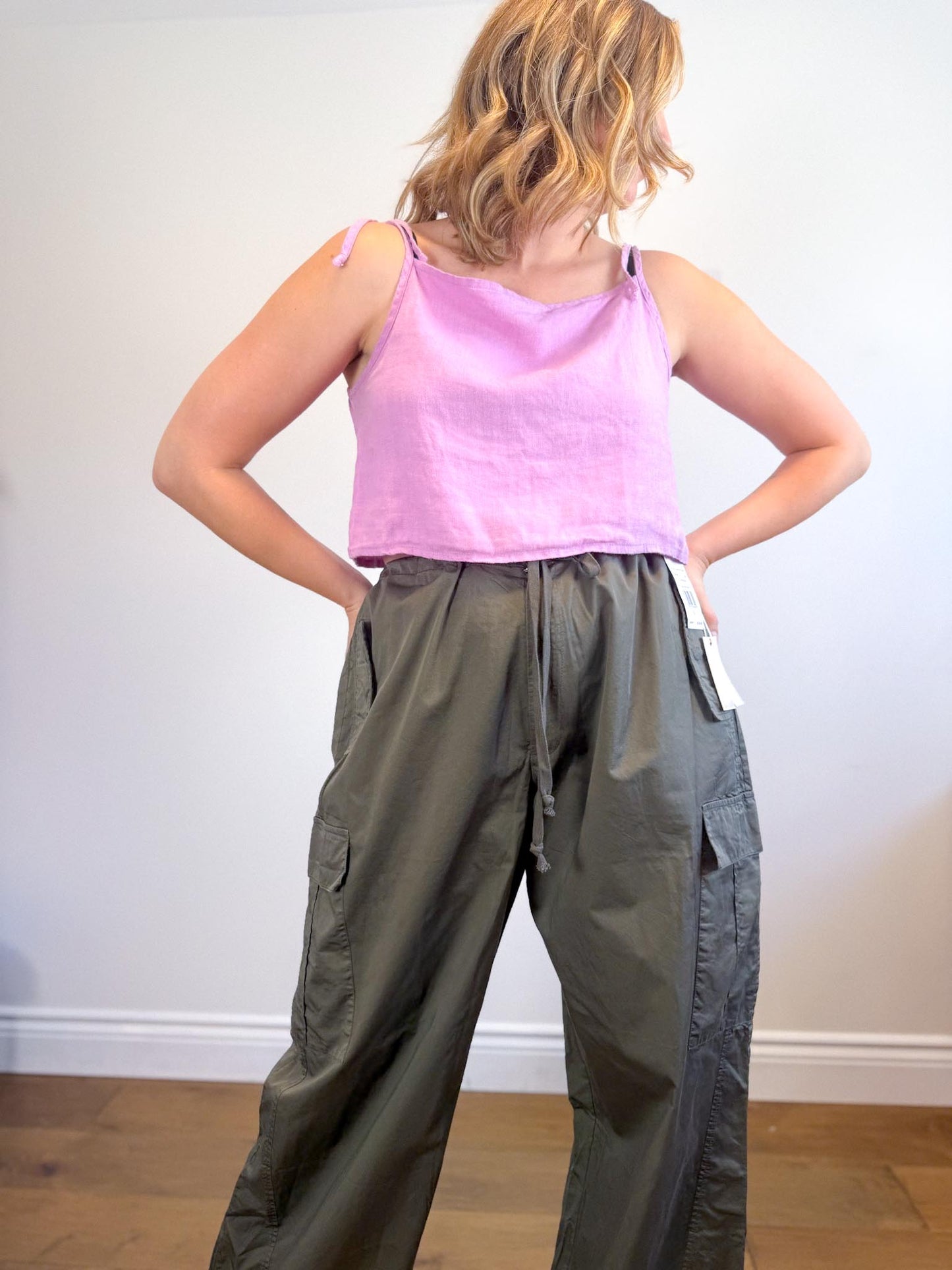 Shelter Slow Fashion "Kai Linen Tank in Lilac" (Size L)