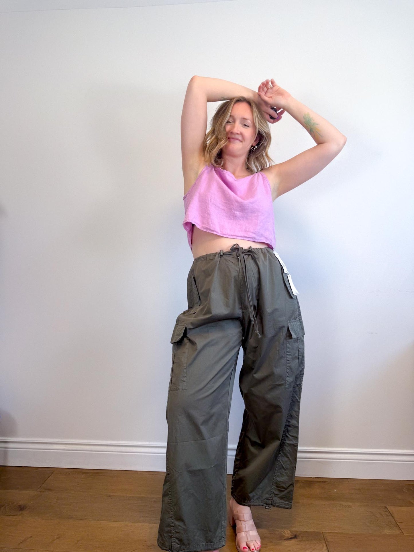 Shelter Slow Fashion "Kai Linen Tank in Lilac" (Size L)