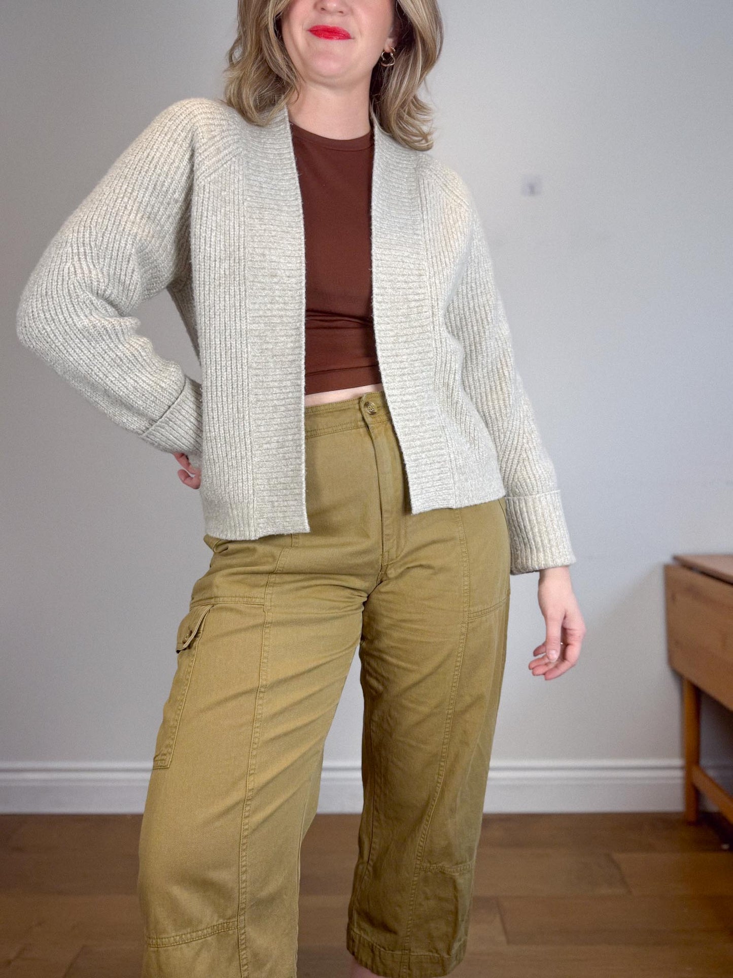 Abercrombie & Fitch Chunky Knit Cardigan (Size M)