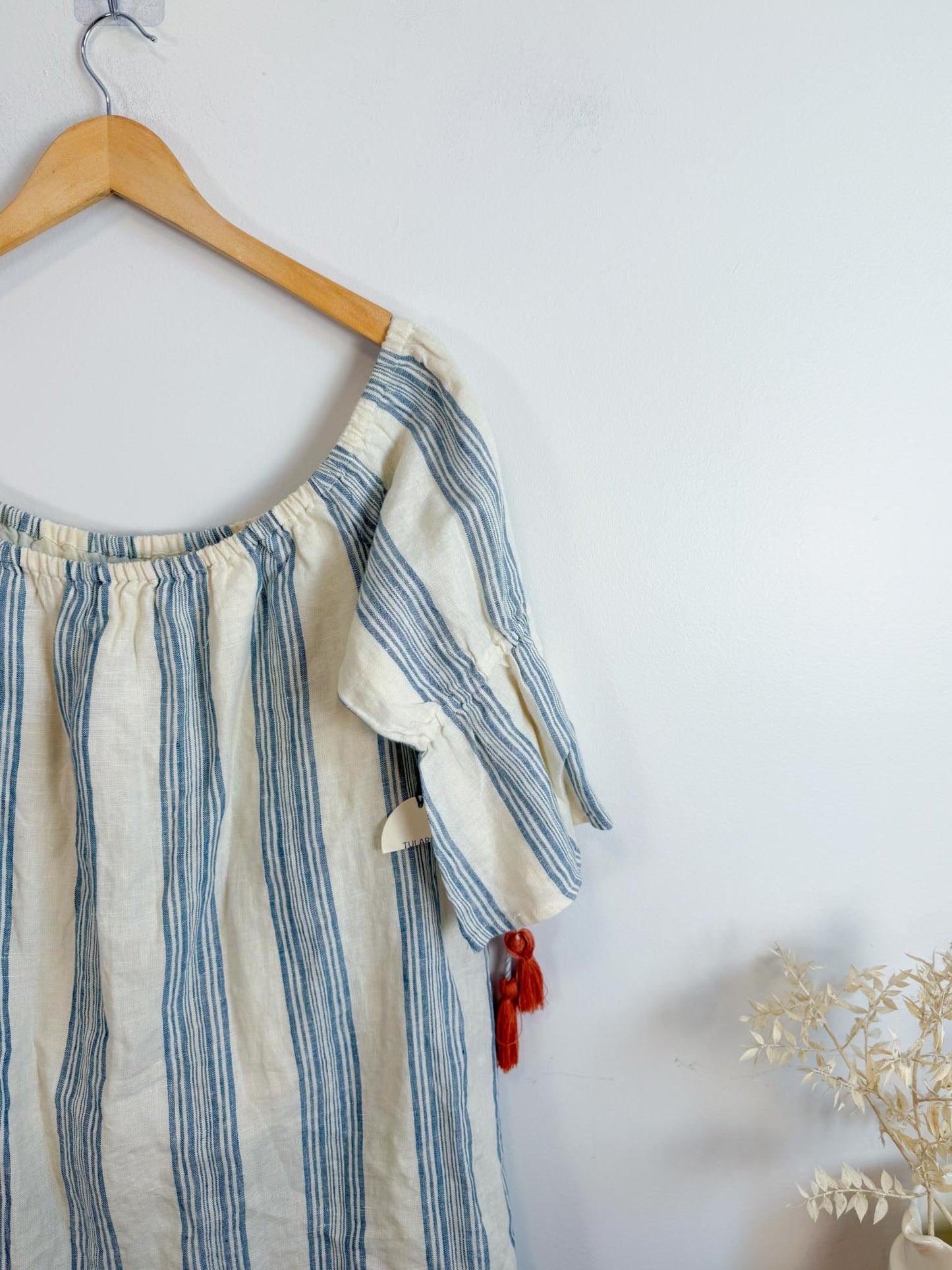 TULAROSA "Sara Dress in Chambray Stripe" NWT (Size S/M)