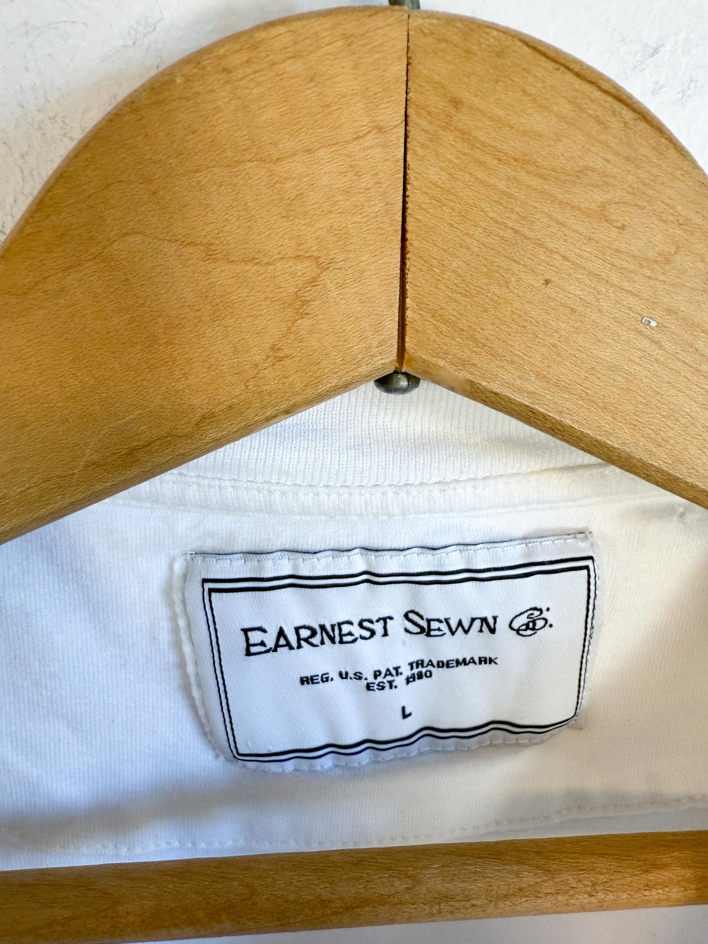 Earnest Sewn White T-Shirt (Size M/L)
