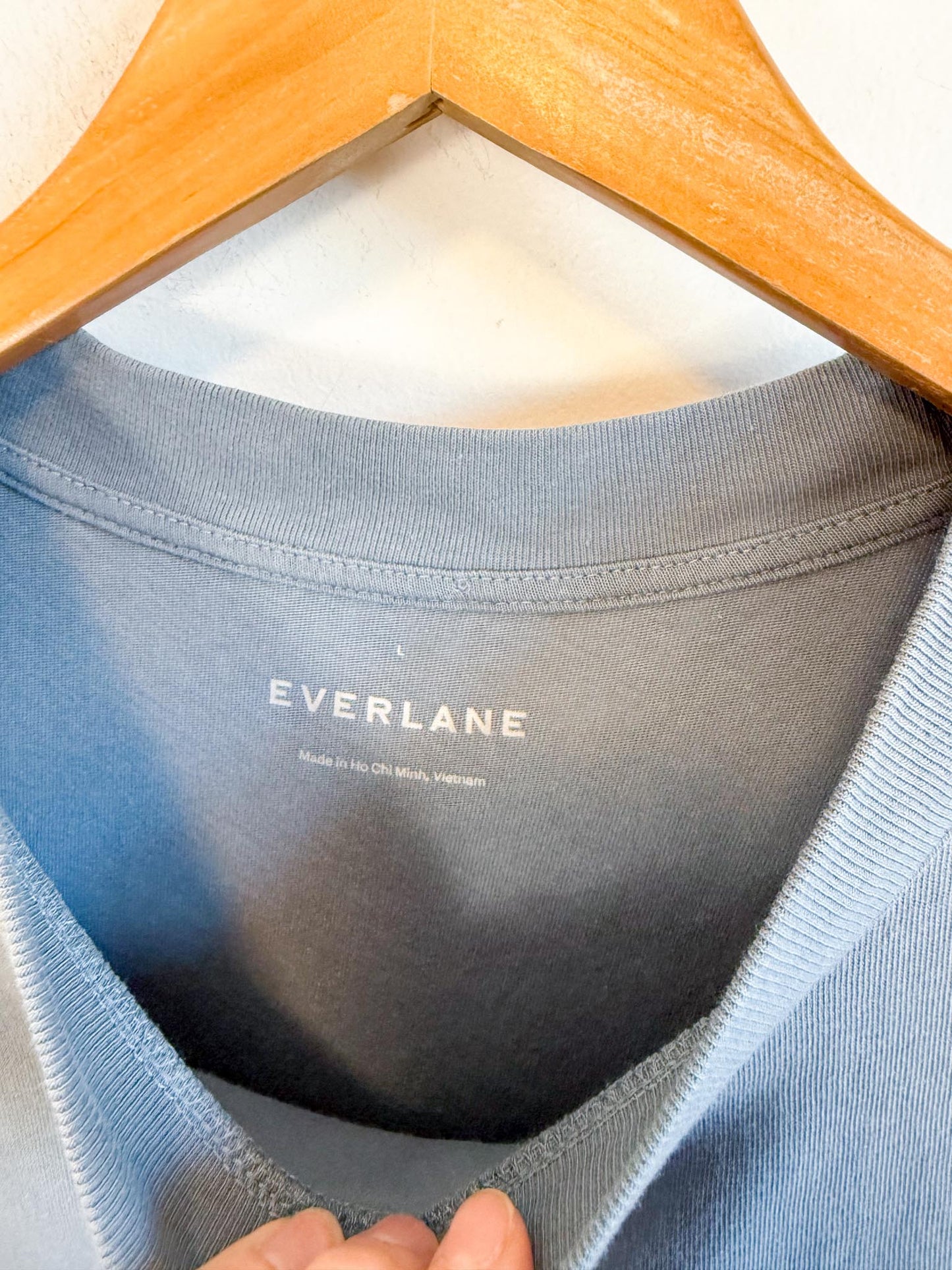 Everlane Tank Dress in Grey Blue (Size L)