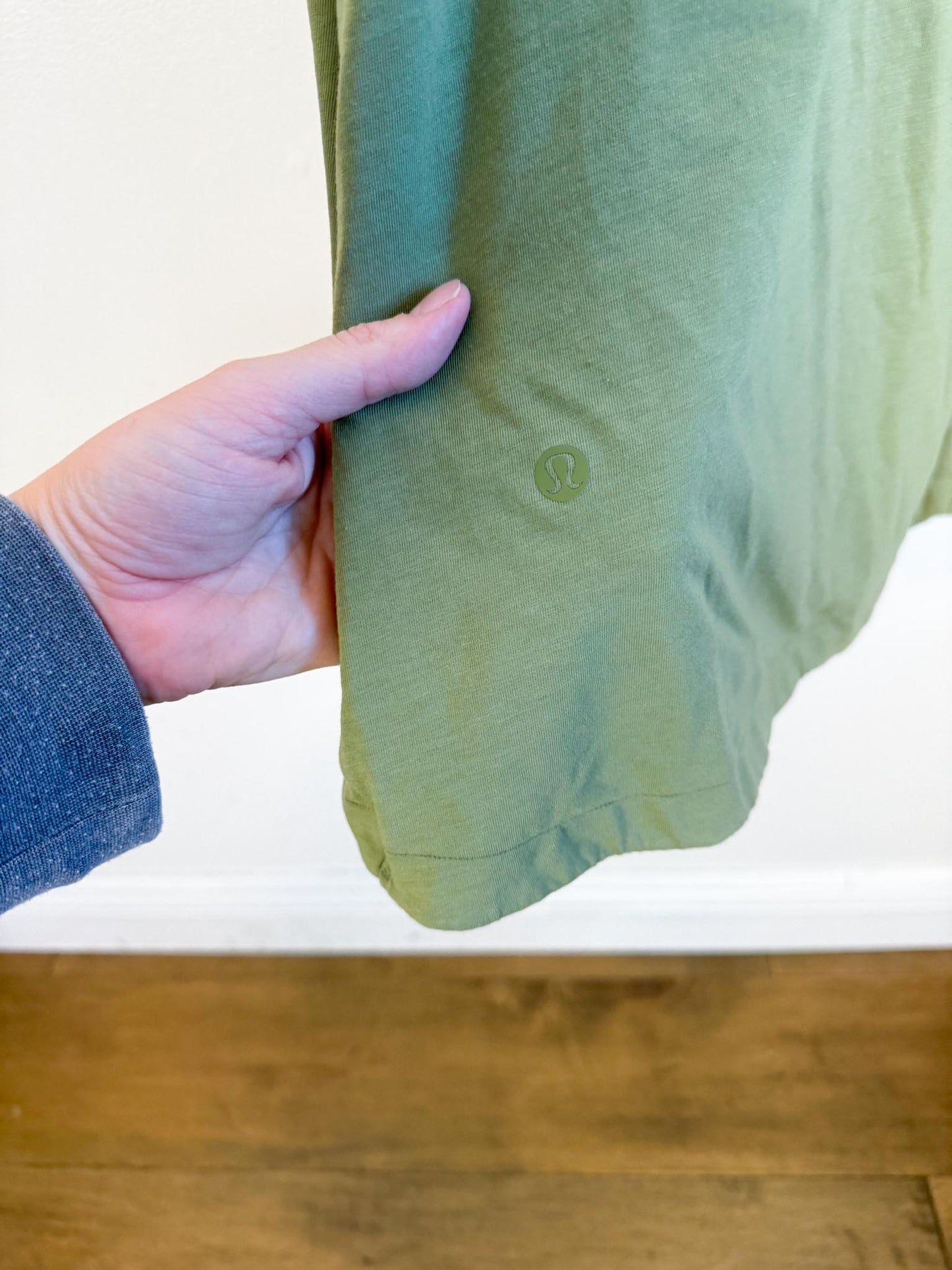 Lululemon Wrap Style T-Shirt Dress in Green (Size L)