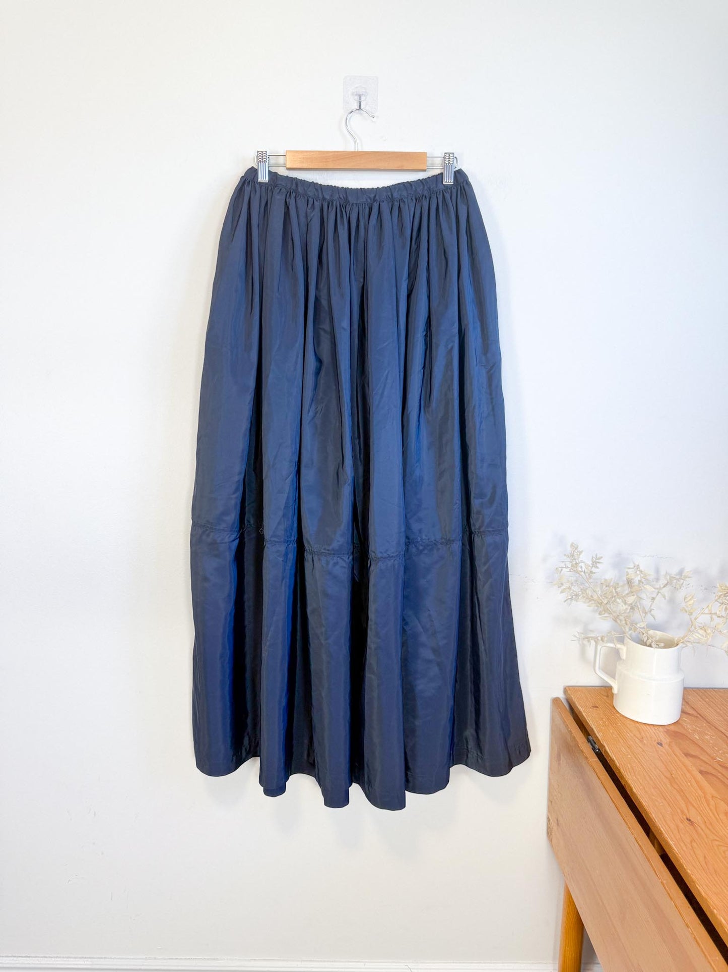 Full Maxi Skirt in Navy (Size L)