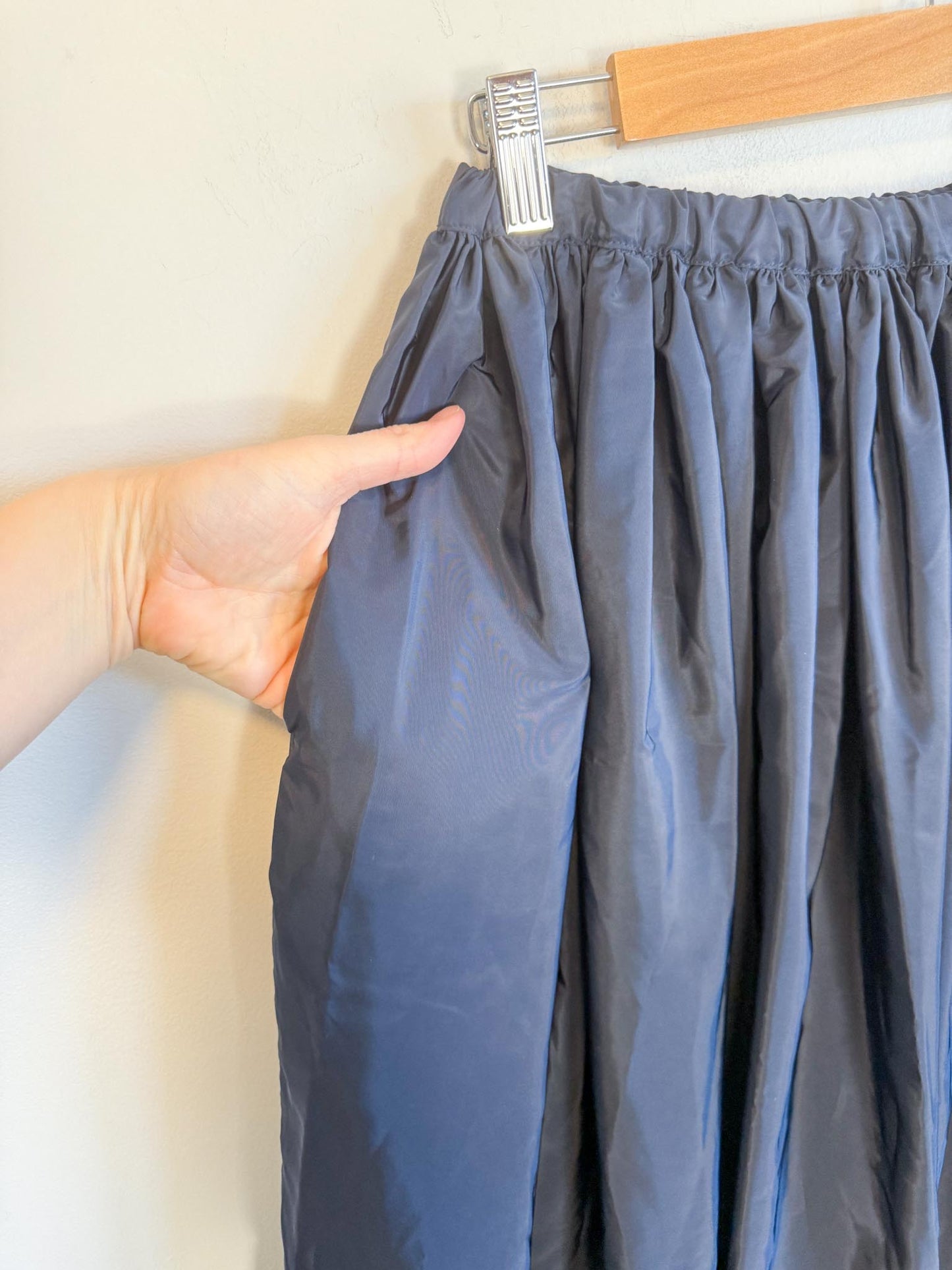 Full Maxi Skirt in Navy (Size L)