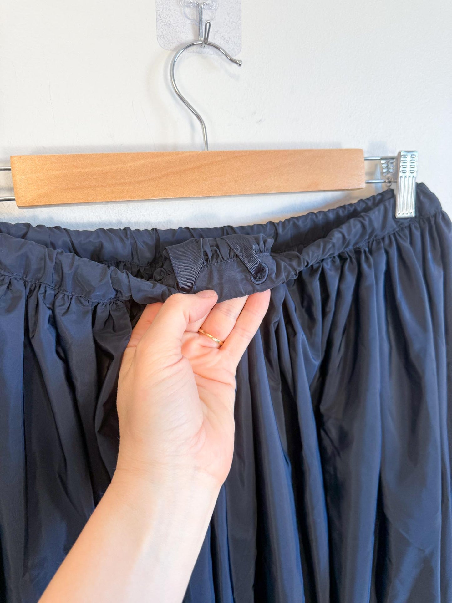 Full Maxi Skirt in Navy (Size L)