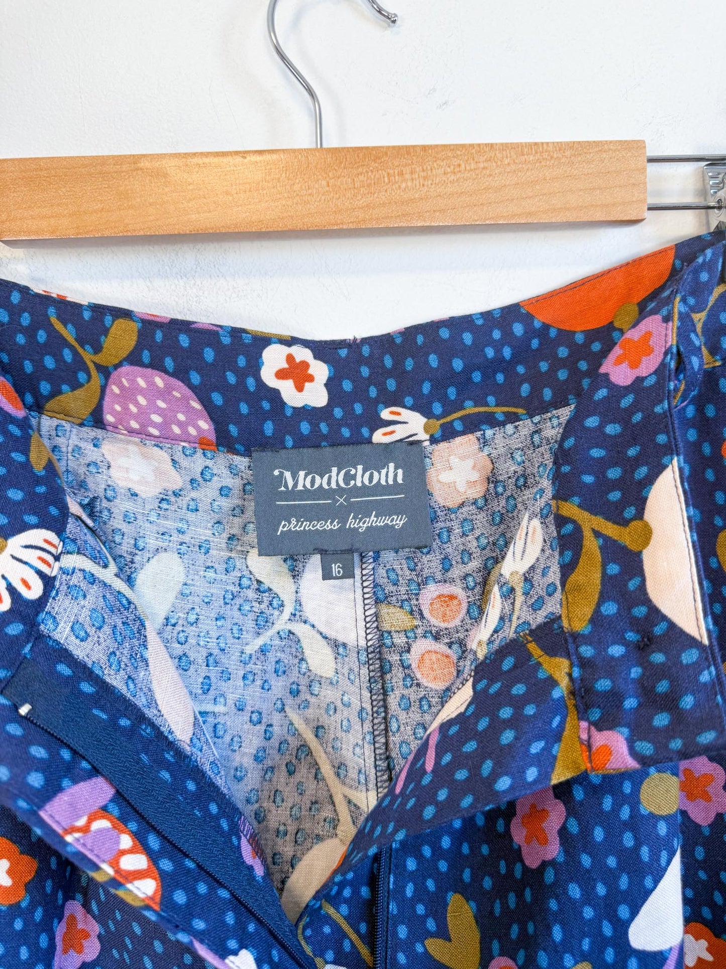 Princess Highway x ModCloth Linen Wide Leg Pants in Floral Print (Size 16)