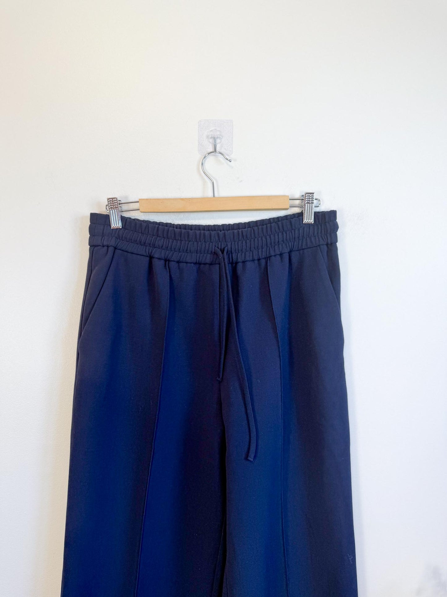 SEZANE "Bruce Trousers in Navy" (Size M/L)