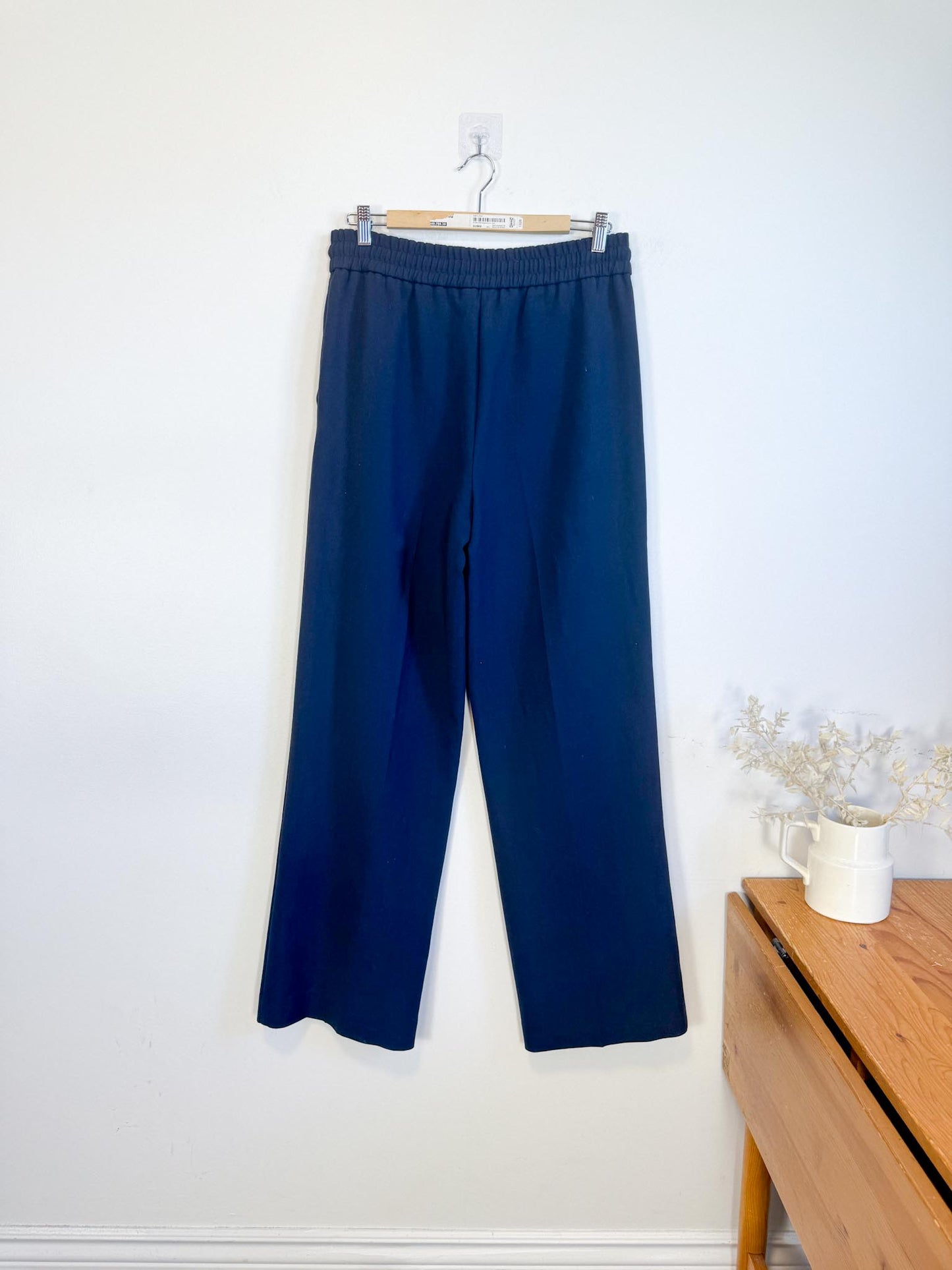 SEZANE "Bruce Trousers in Navy" (Size M/L)