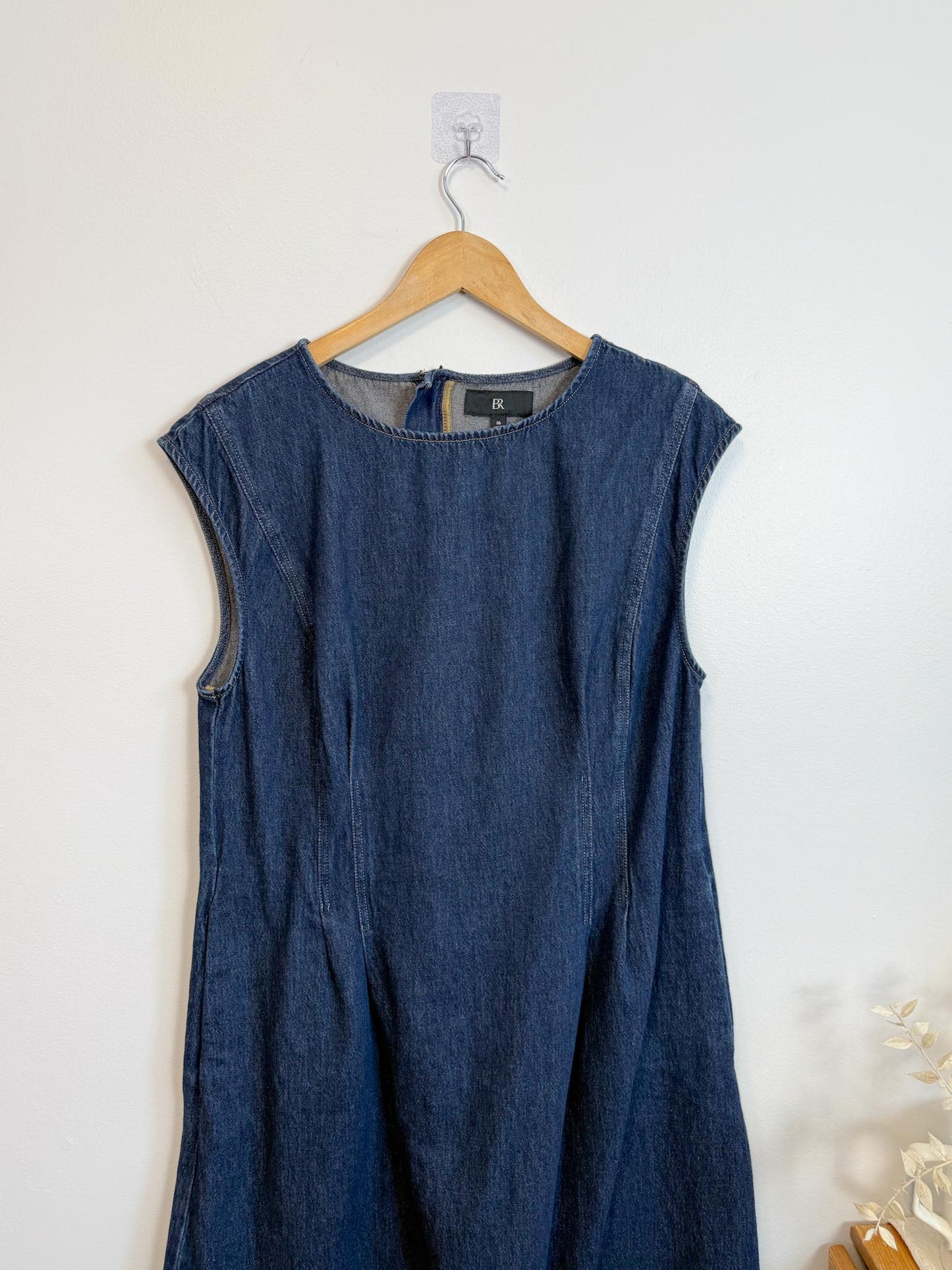 Banana Republic "Lina Italian Denim Midi Dress" (Size 16)