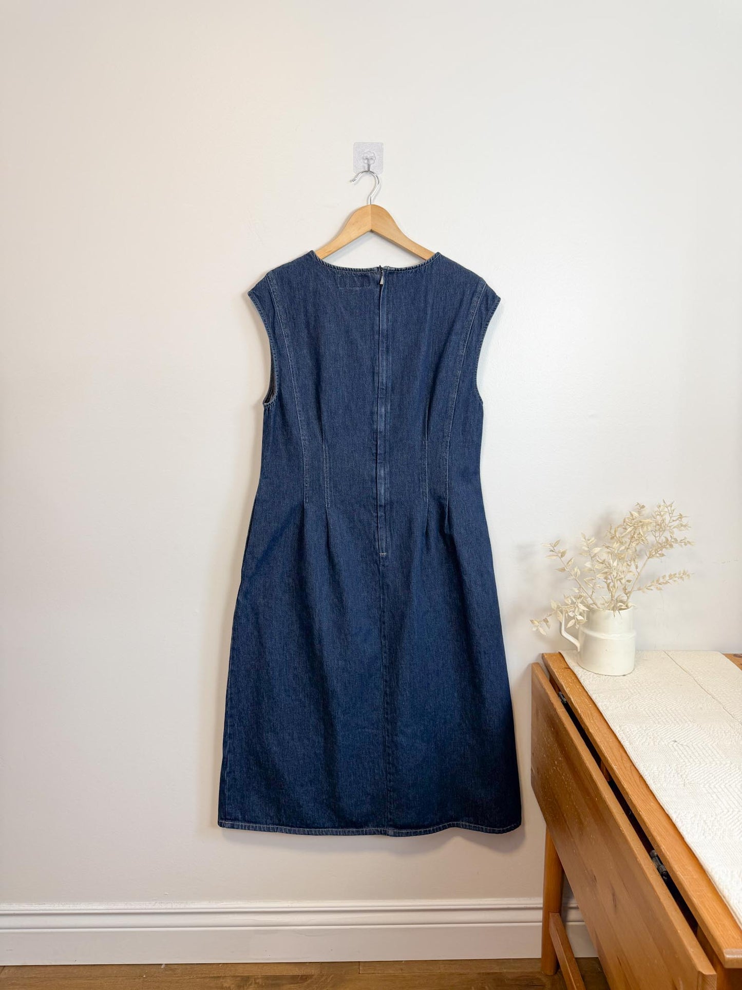Banana Republic "Lina Italian Denim Midi Dress" (Size 16)