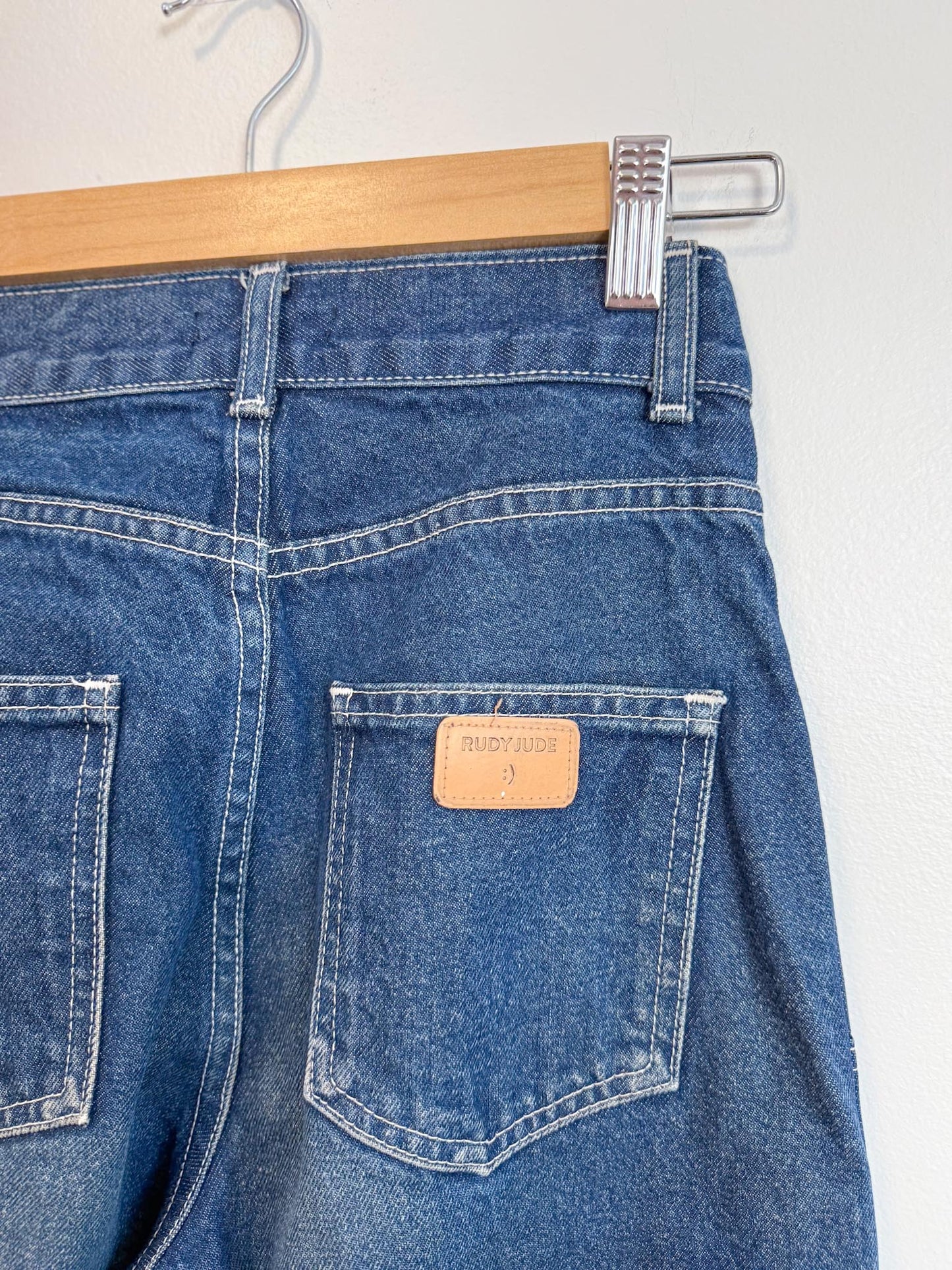 Rudy Jude Slow Fashion Utility Jeans in Dark Wash (Size 0)