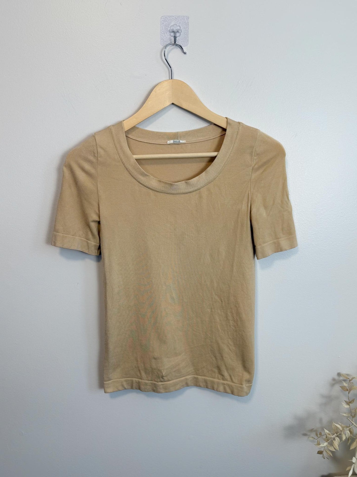 Wolford T-Shirt in Gold (Size S)