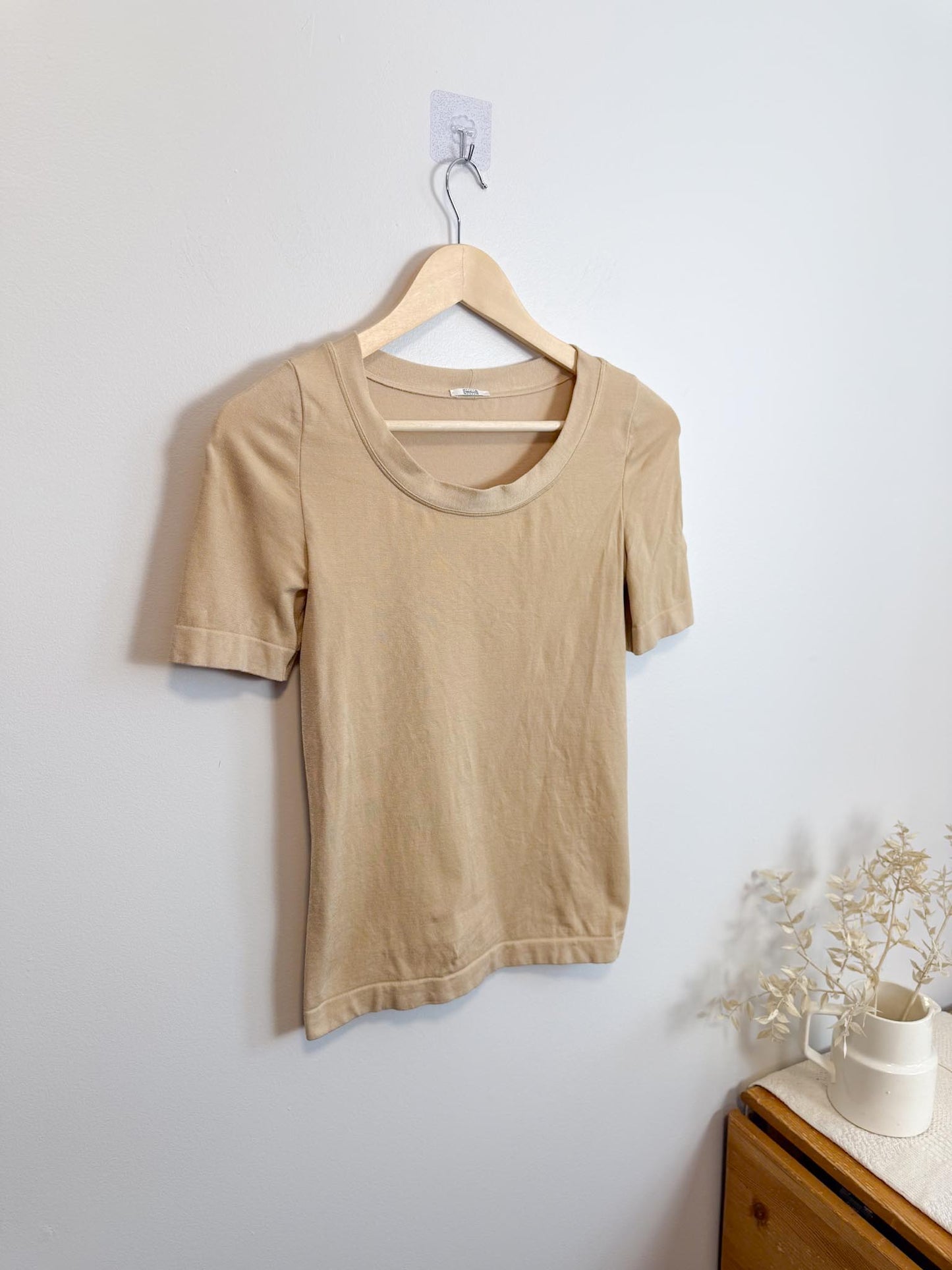 Wolford T-Shirt in Gold (Size S)