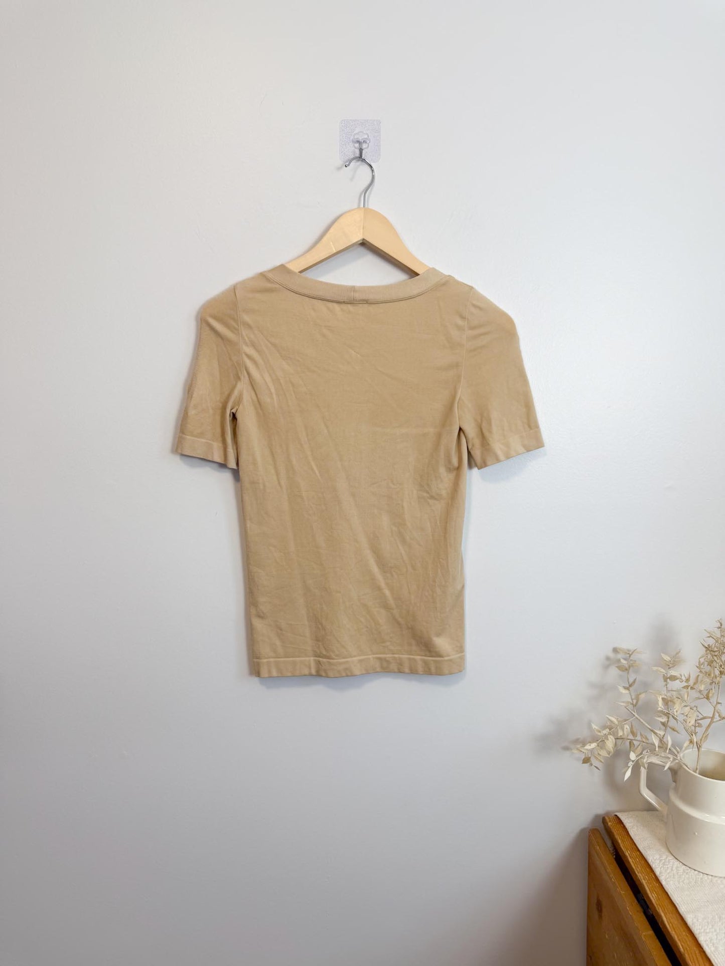 Wolford T-Shirt in Gold (Size S)
