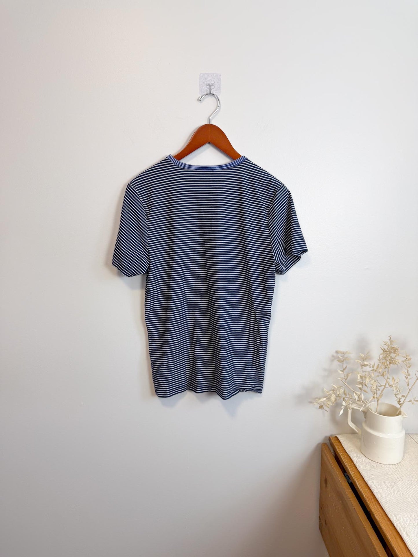 A.P.C Paris Striped T-Shirt in Navy (Size M)