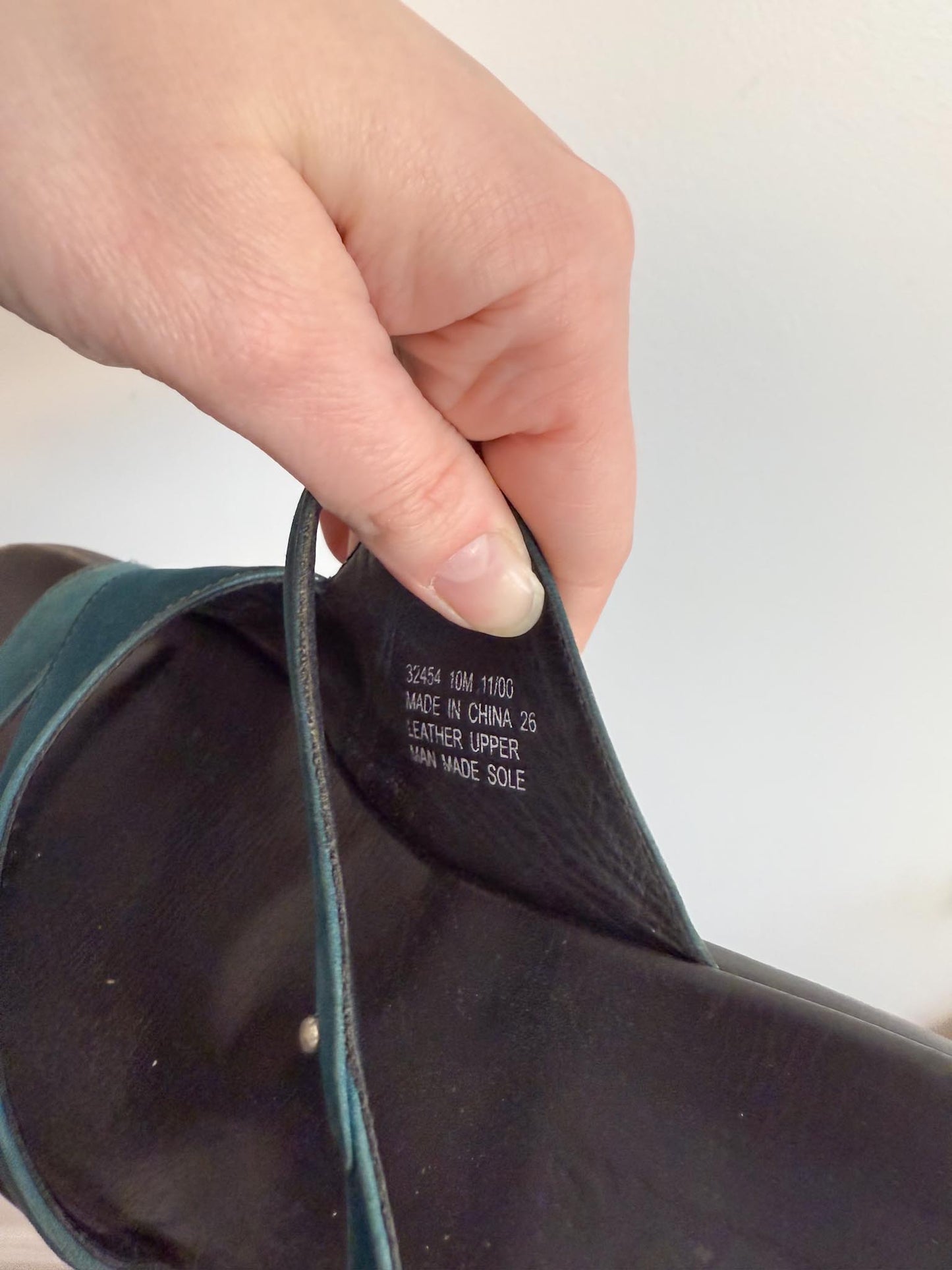 Vintage Clarks Leather Slides (Size 10)