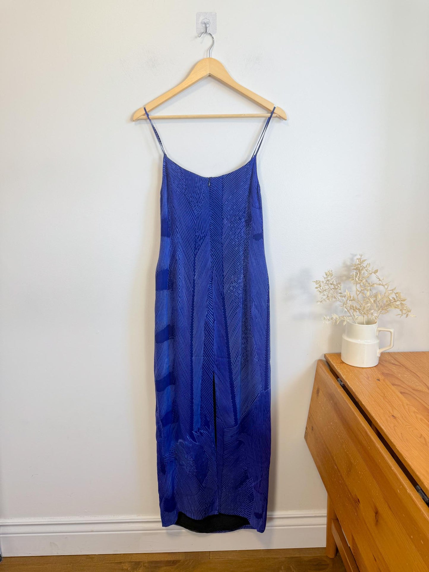Vintage Laurel Slip Dress with Scarf (Size M)