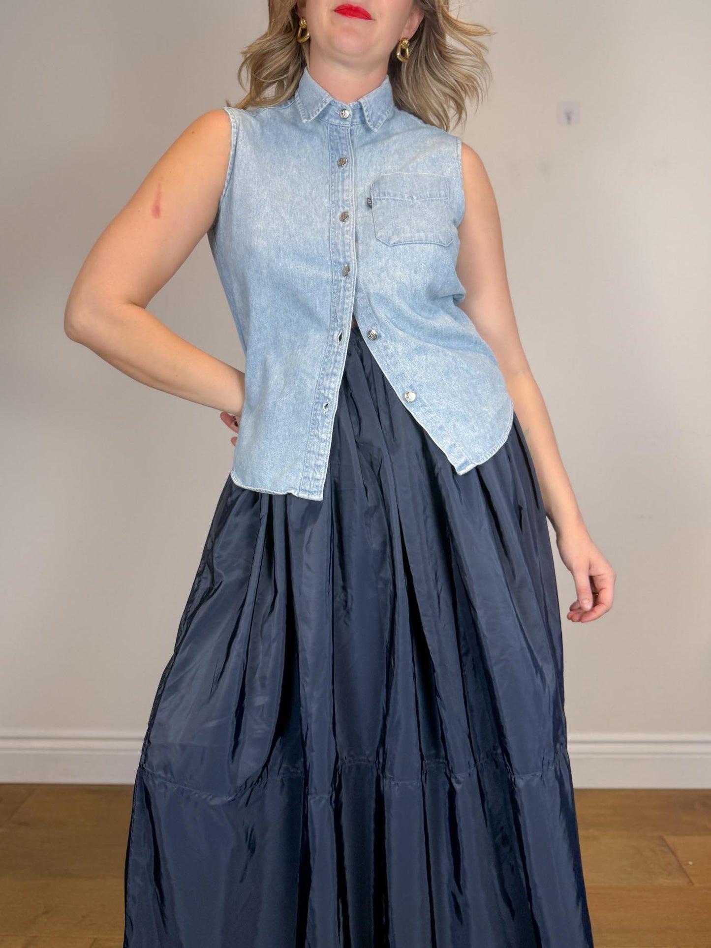 Vintage Gap Denim Sleeveless Top (Size M)