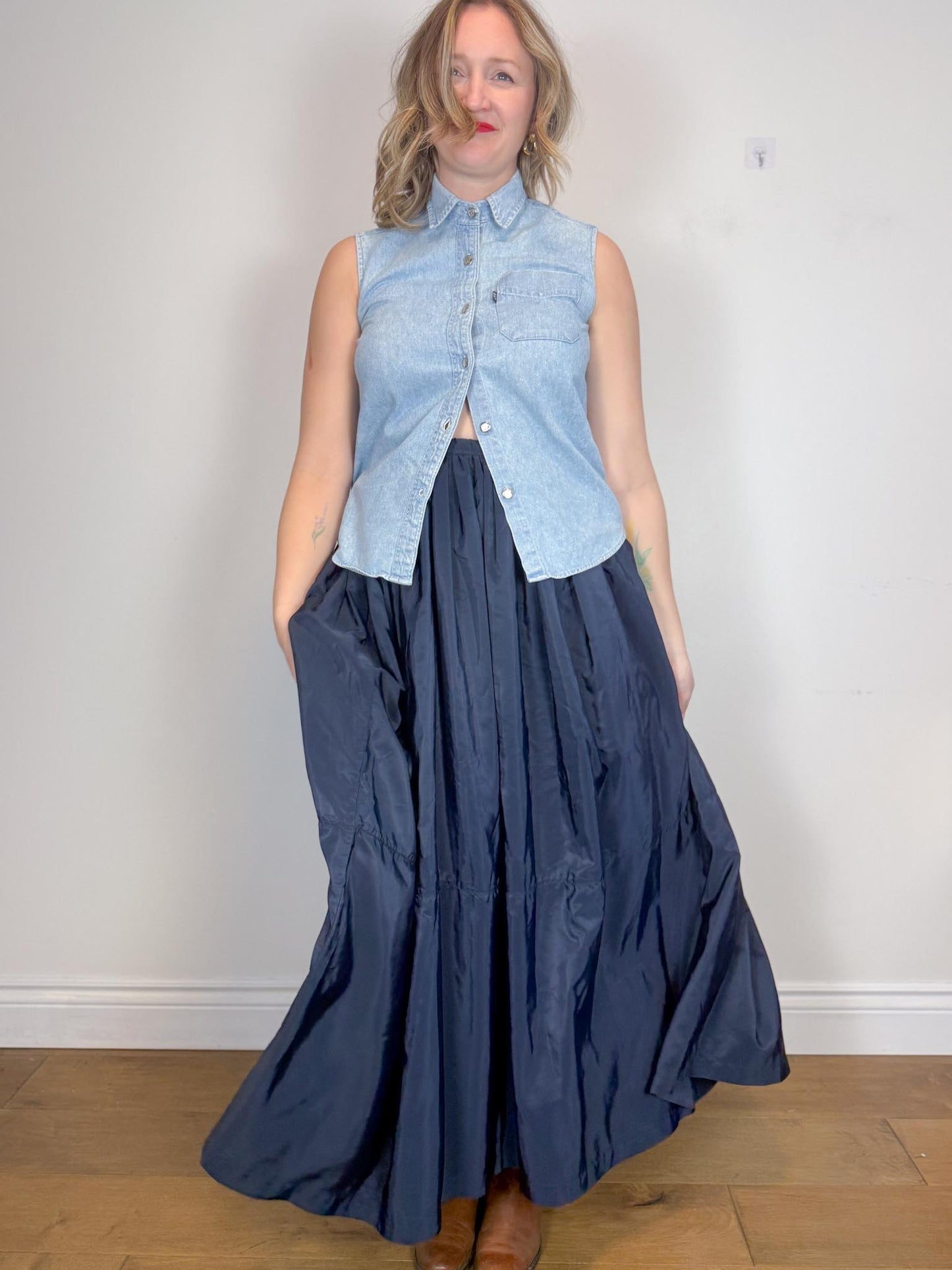 Vintage Gap Denim Sleeveless Top (Size M)