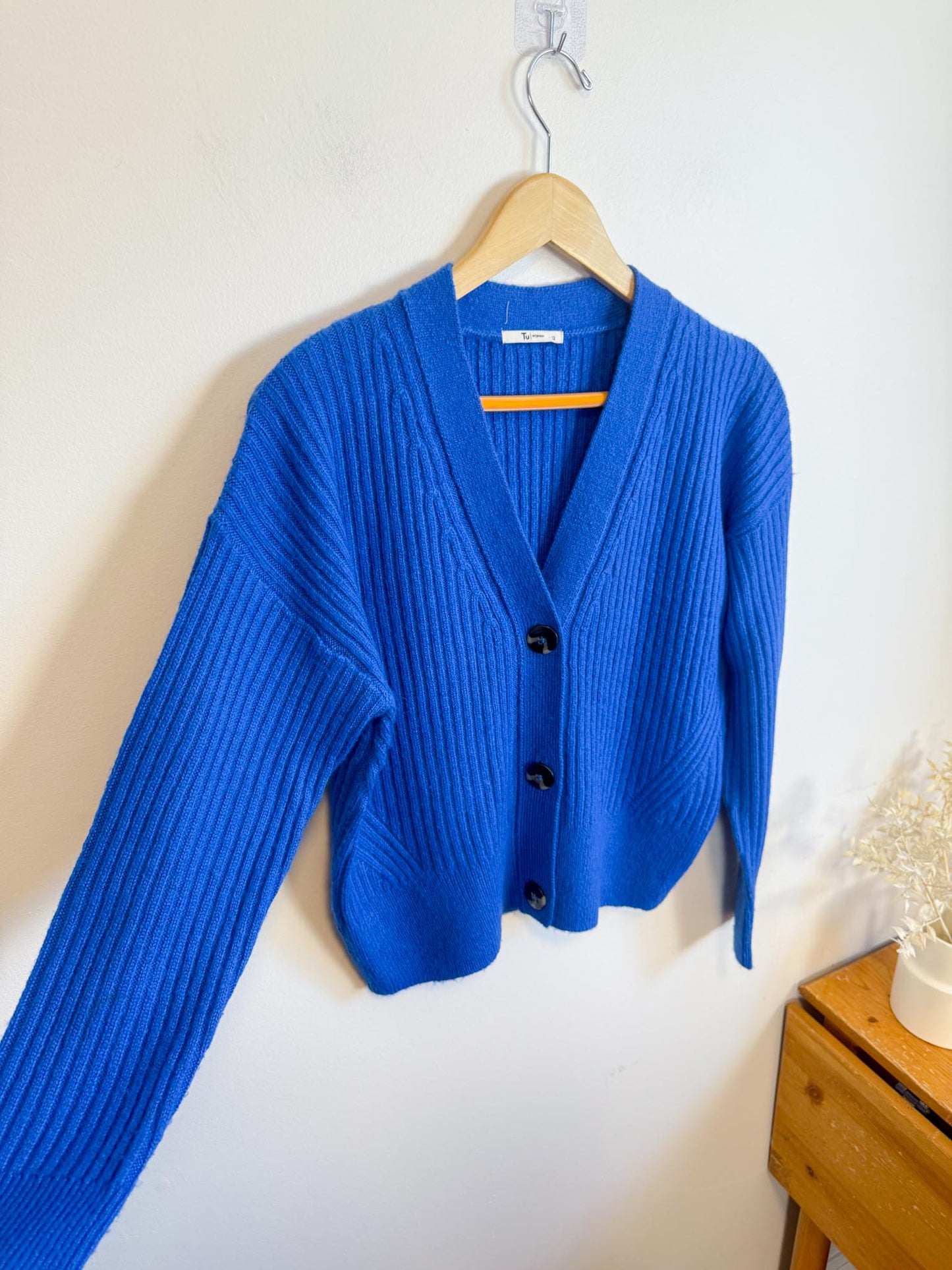 Tu Cardigan in Cobalt Blue (Size M/L)