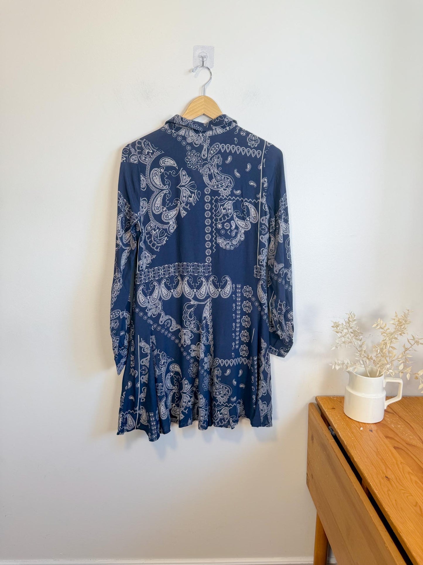 InWear "Esilya Dress in Navy Print" (Size M)