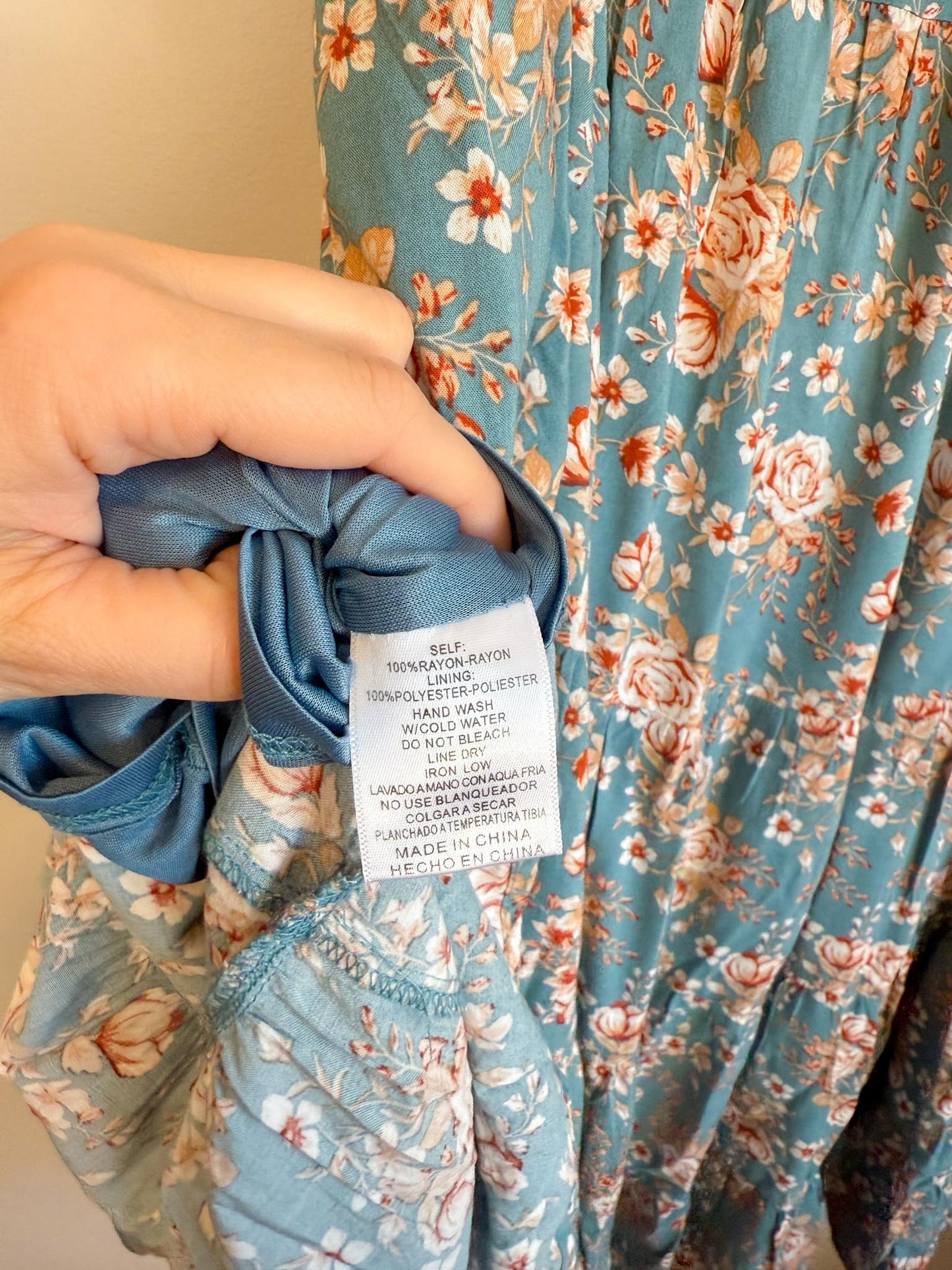 Listicle Floral Midi Skirt (Size M)