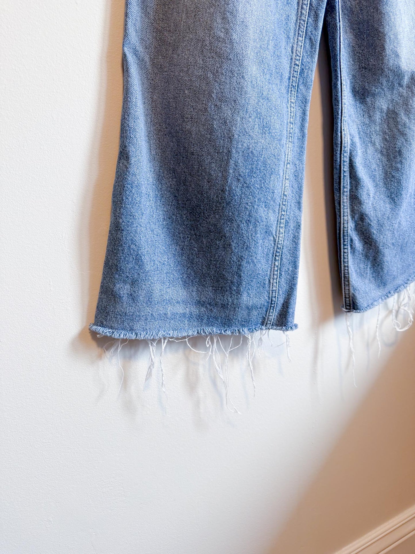 SANDRO Paris Wide Leg Denim Jeans (Size 25)