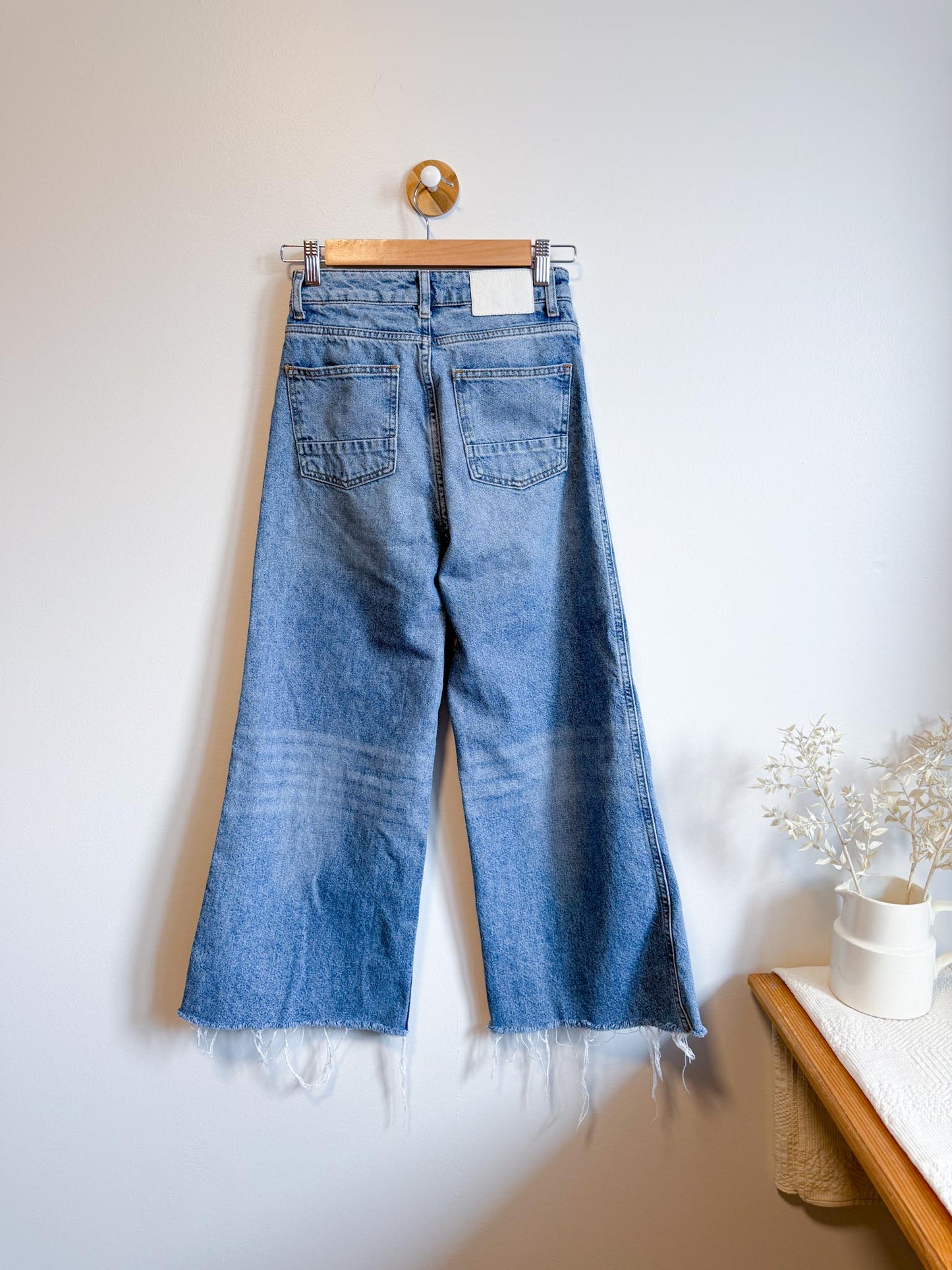 SANDRO Paris Wide Leg Denim Jeans (Size 25)