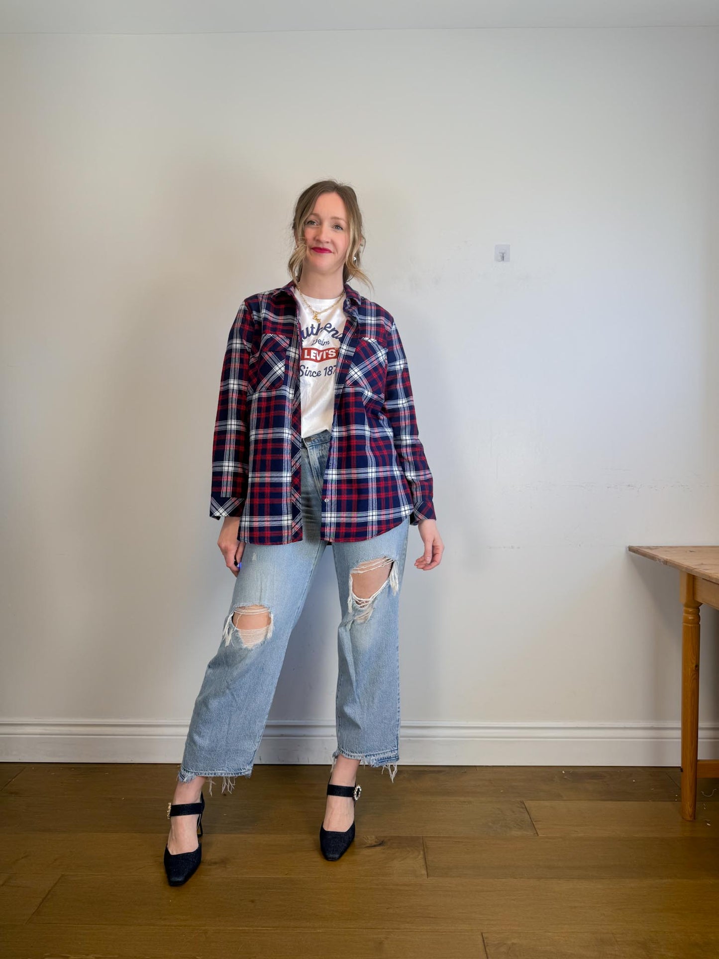 Simons Plaid Shirt (Size XL)