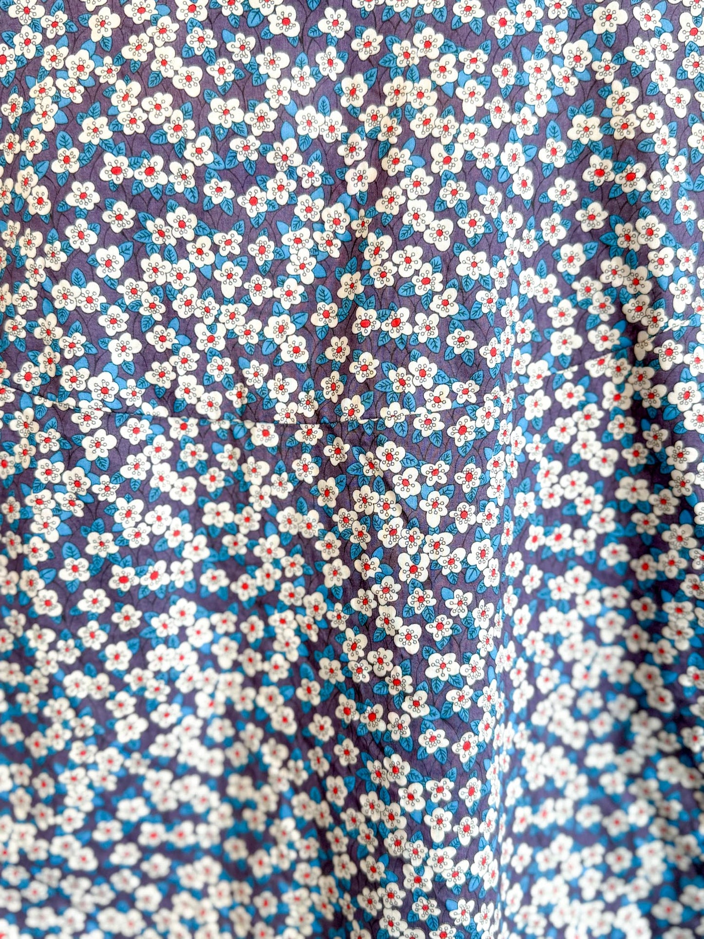Judith & Charles Floral Sleeveless Ruffle Blouse (Size 12)