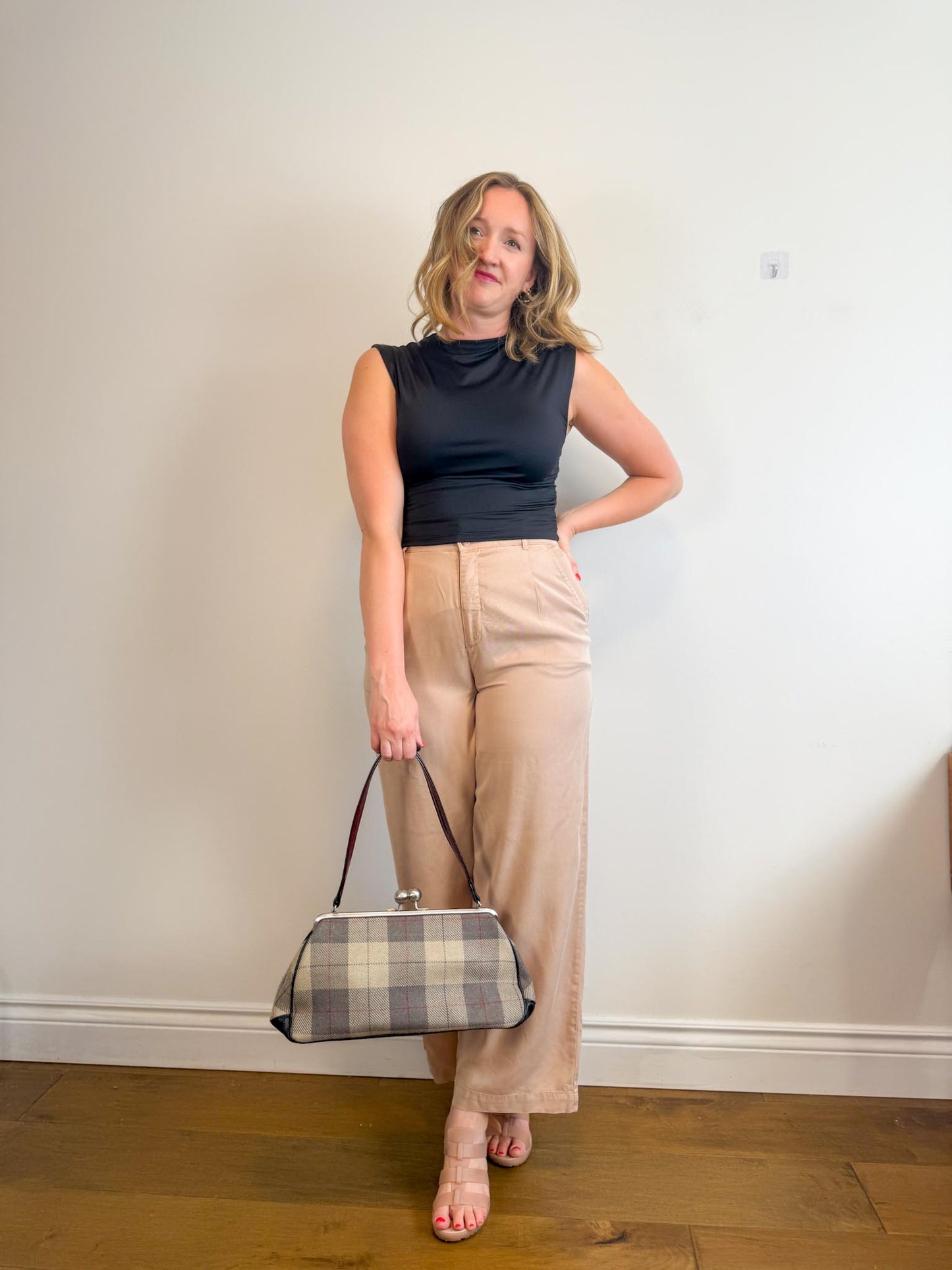 Gentle Fawn "Sabine Wide Leg Pant in Tan" (Size M)