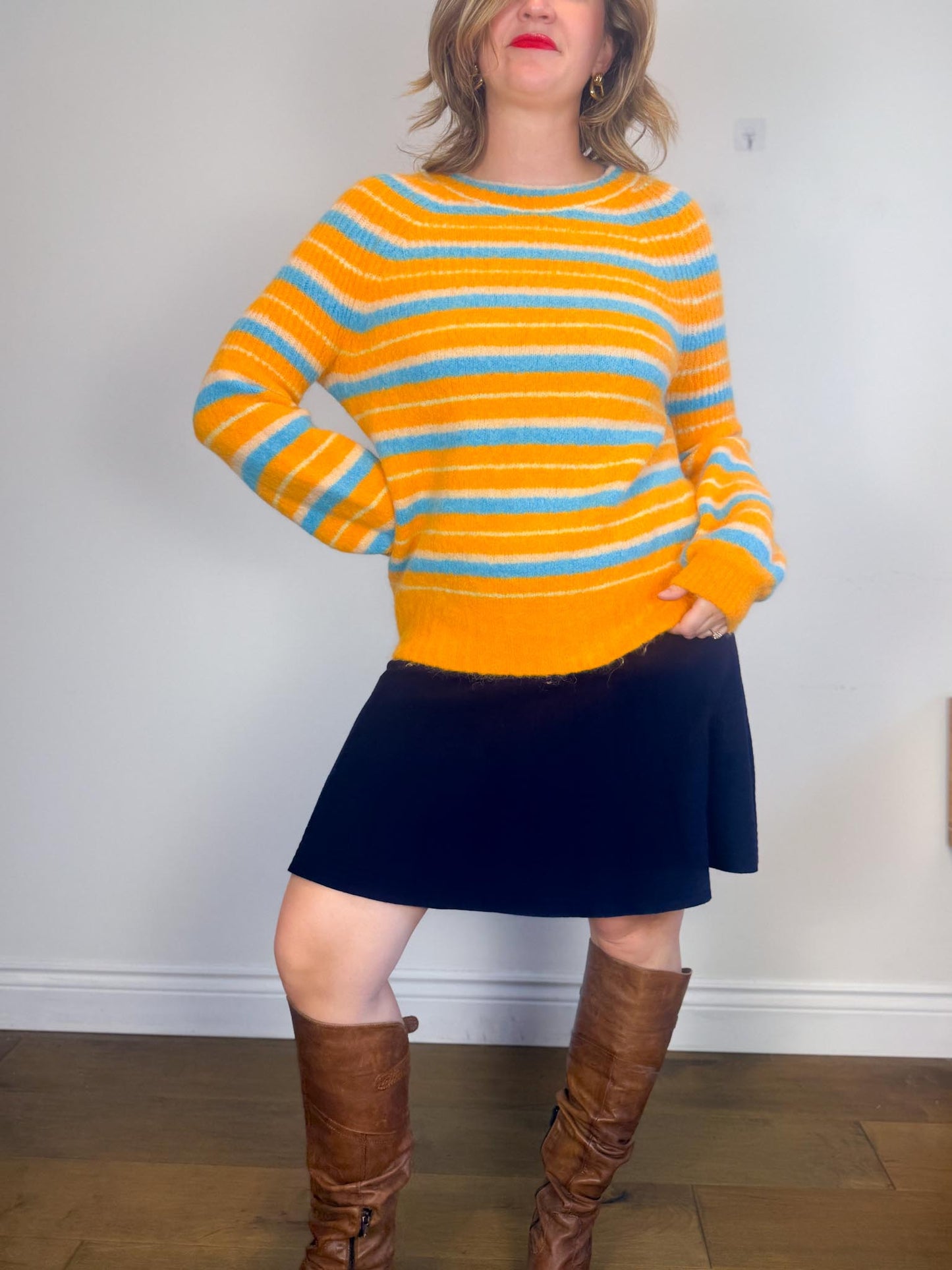 Everlane "The SuperFuzz Alpaca Oversized Crewneck" (Size S/M)