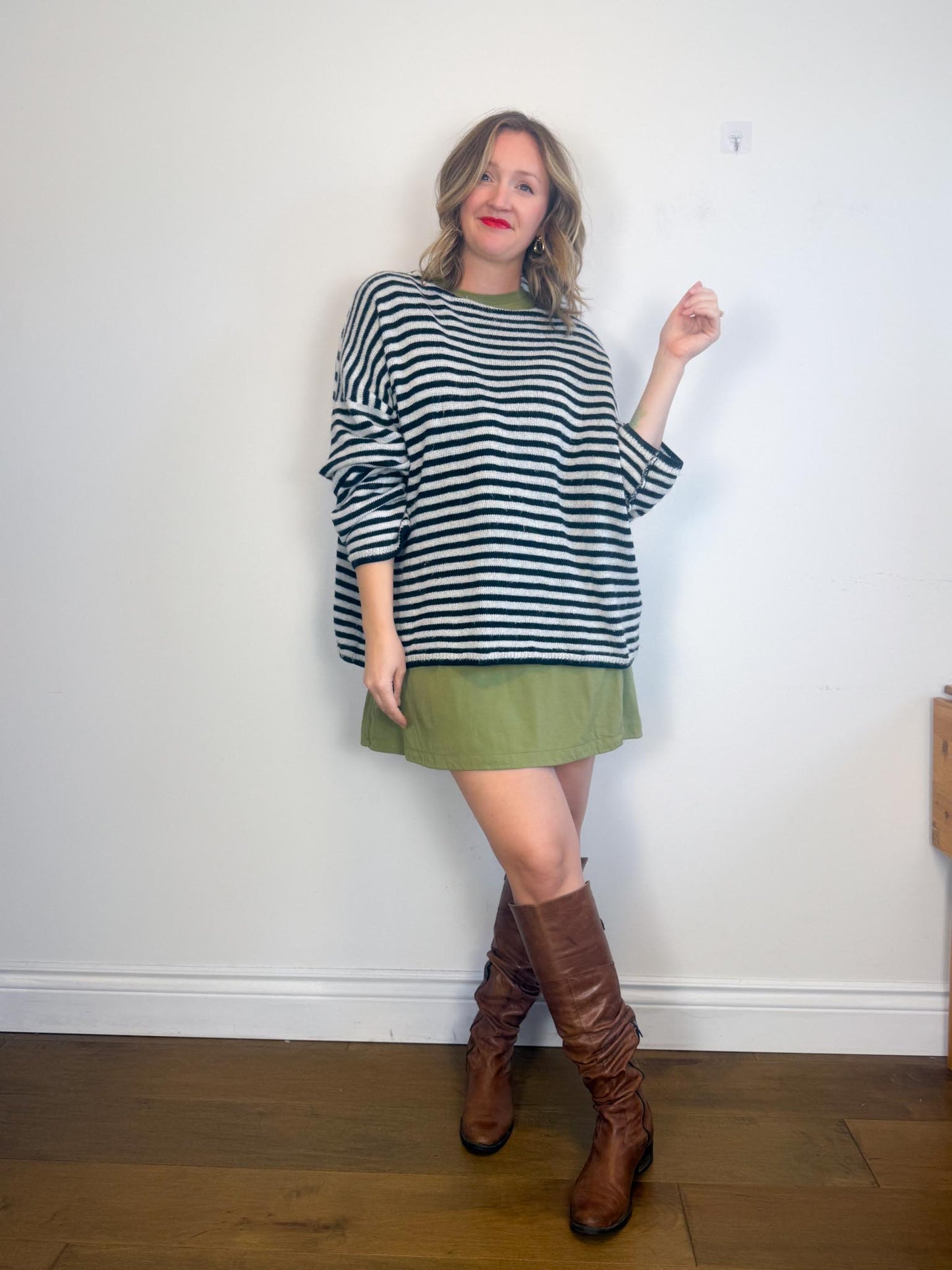 Lululemon Wrap Style T-Shirt Dress in Green (Size L)