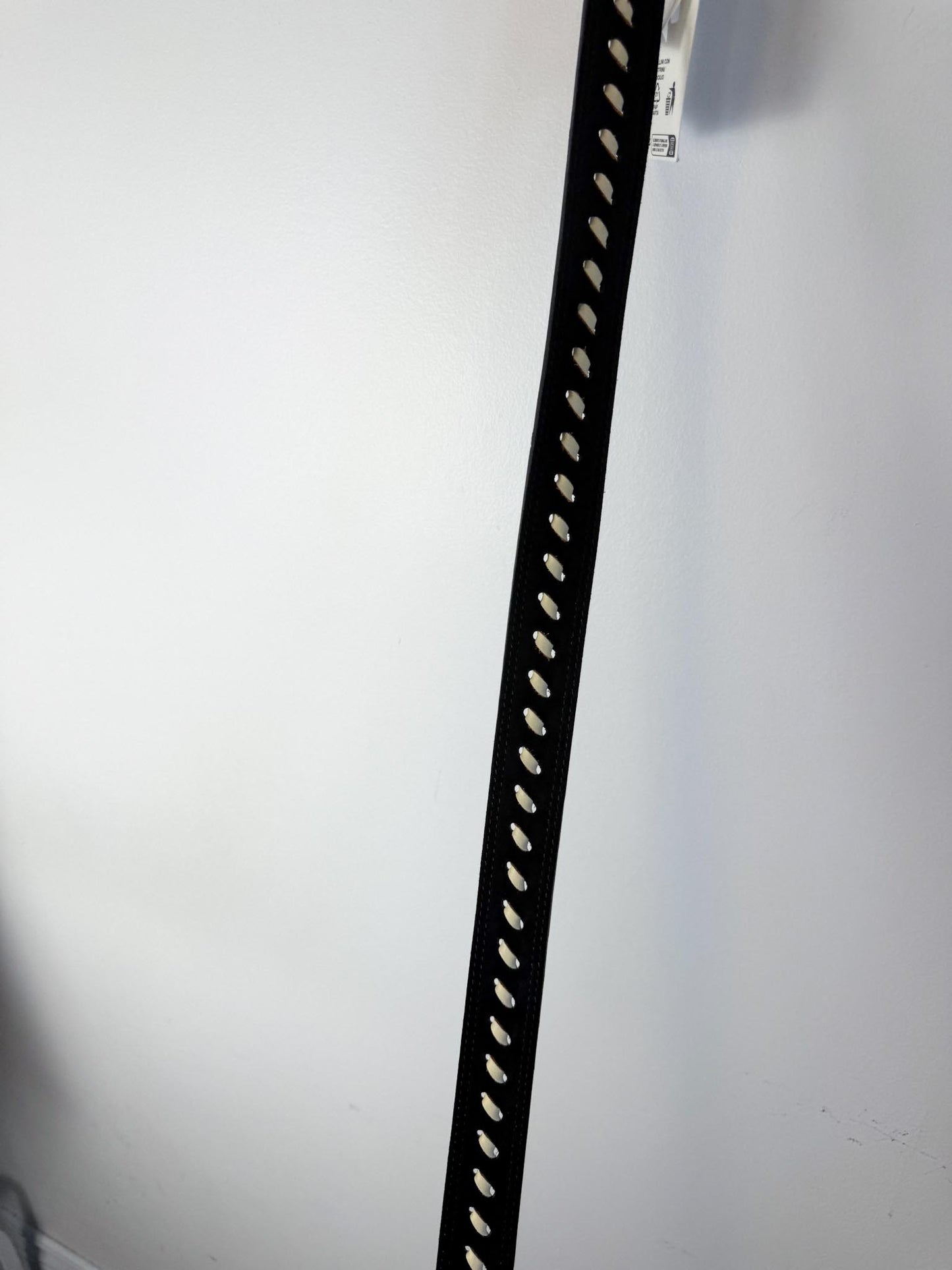 GARCIA Black & Cream Leather Belt NWT (Size M)