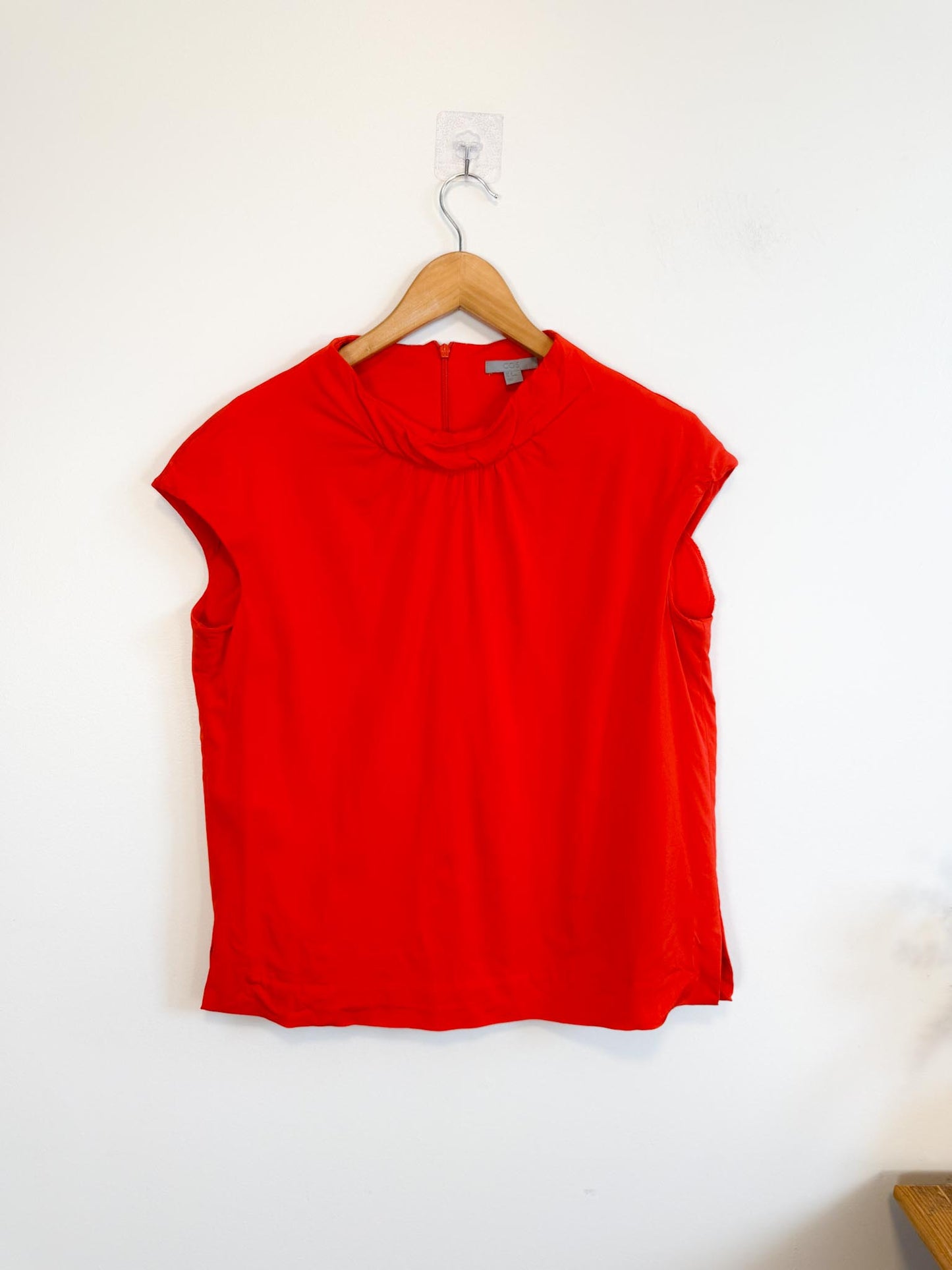 COS Sleeveless Top in Orange Red (Size M)